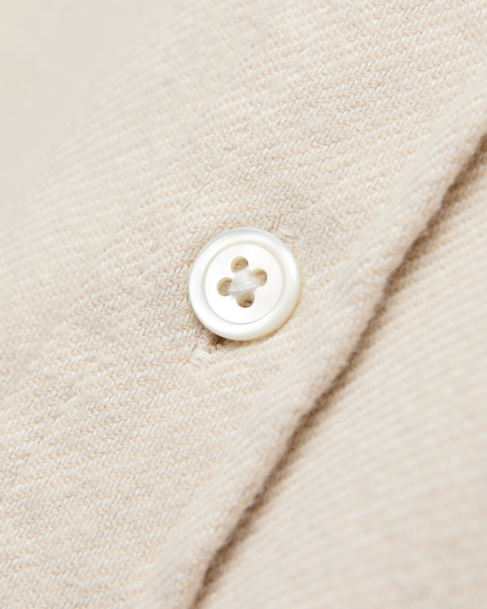 Embroidery Button-Up Shirt in Ecru - Image 8