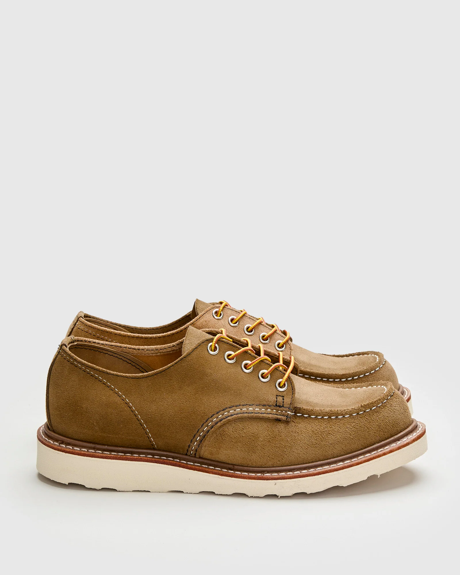 Engineered Garments x Red Wing "Shop Moc" Oxford in Camel Remix - Image 3