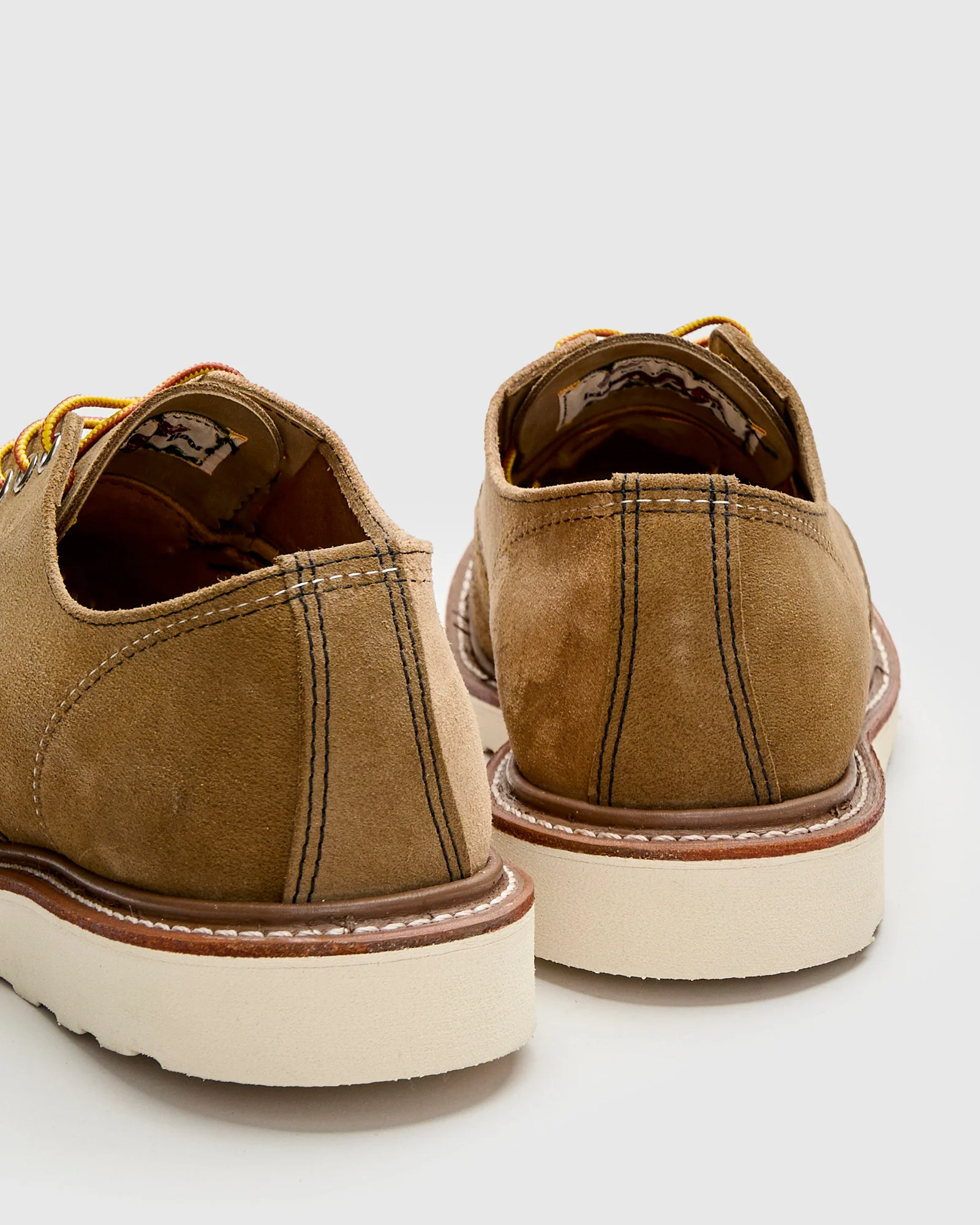 Engineered Garments x Red Wing "Shop Moc" Oxford in Camel Remix - Image 5