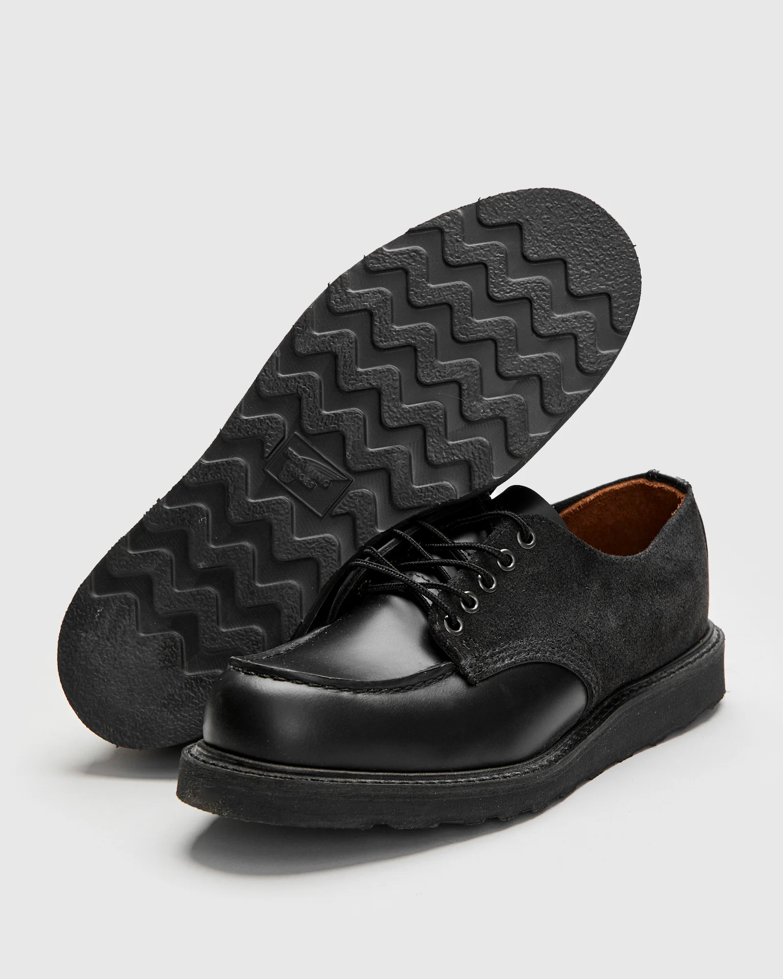 Engineered Garments x Red Wing "Shop Moc" Oxford in Triple Black - Image 2