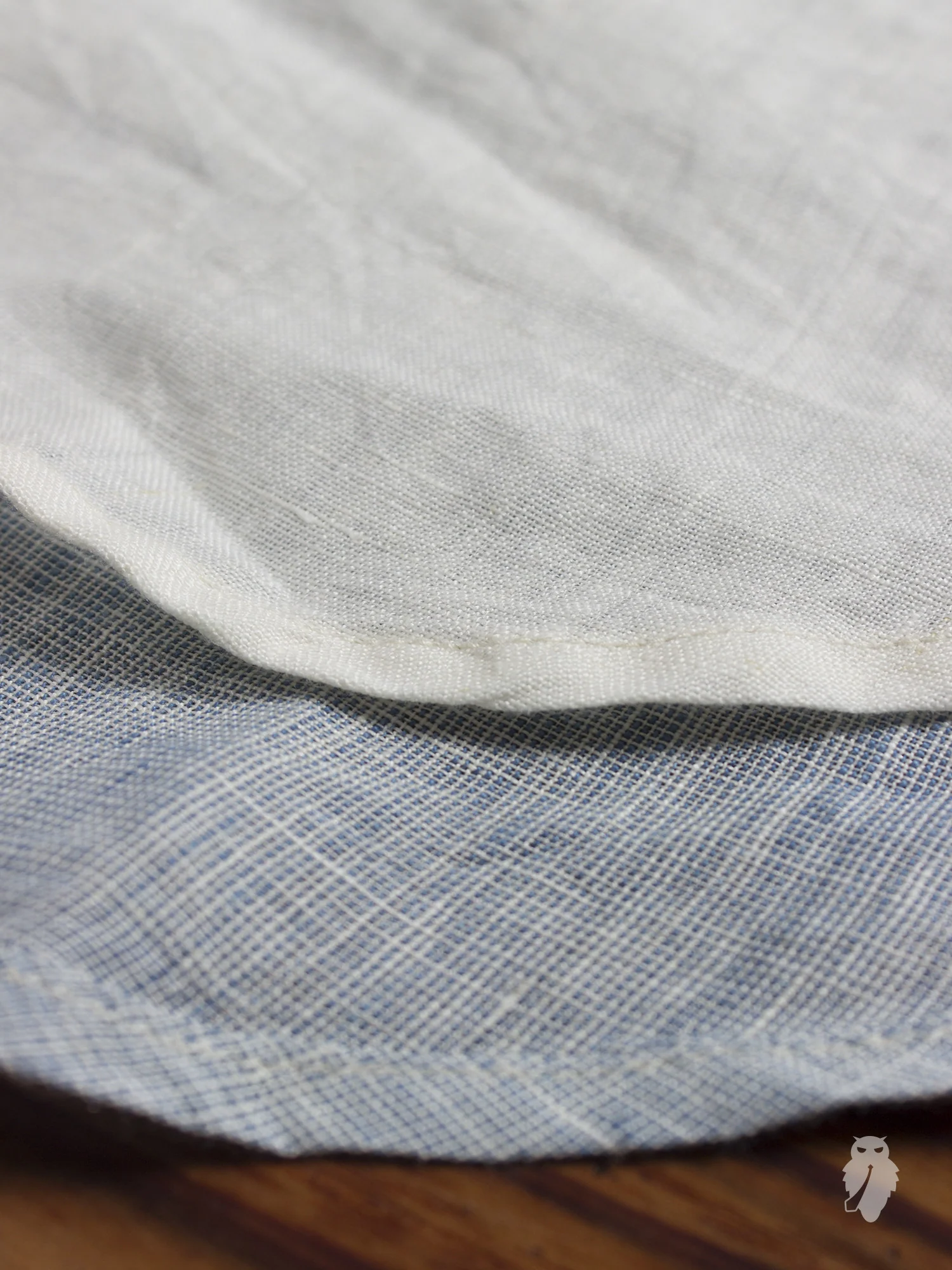 "Chambray x Hakeme" Linen Button Down - Image 6