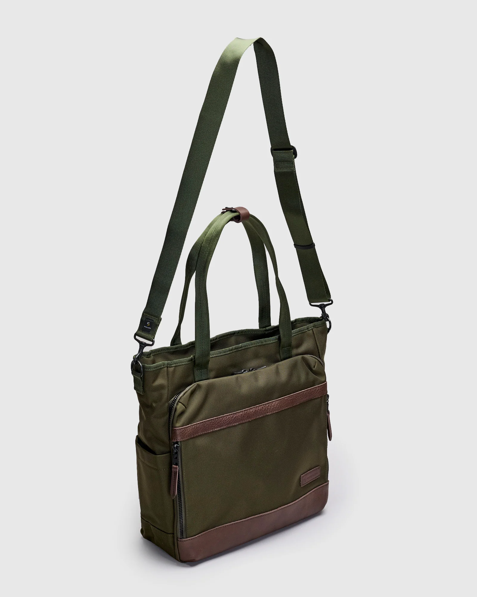 Explorer 2-Way Tote Bag in Khaki - Image 4