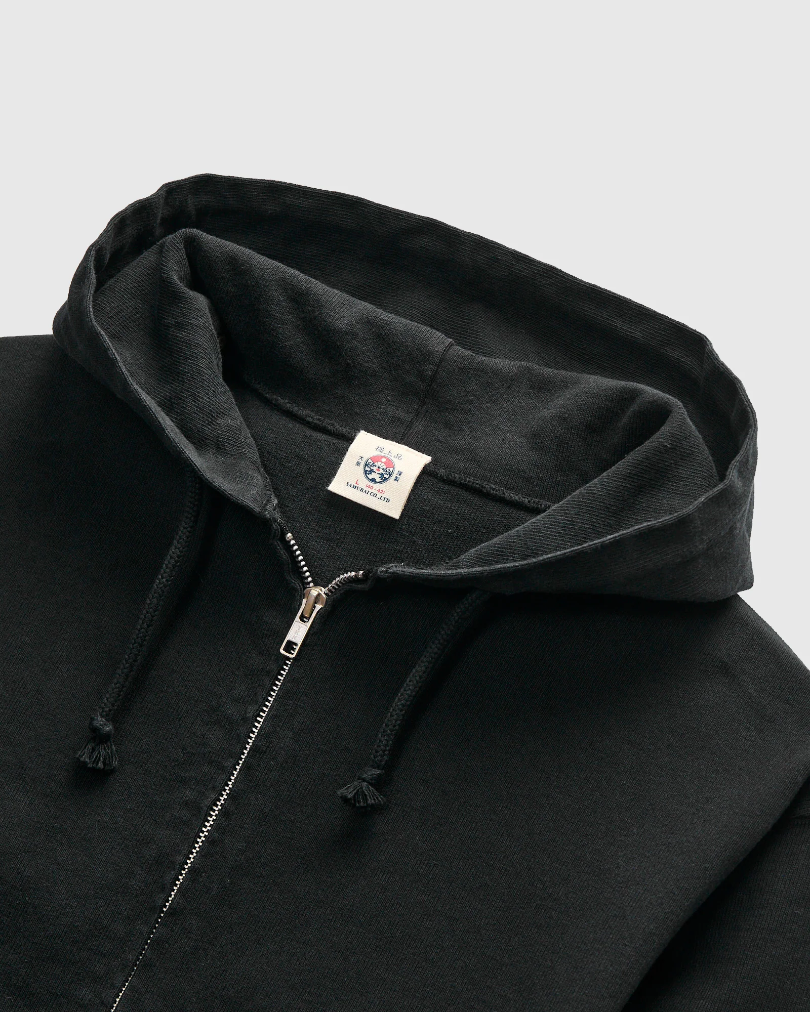 Extra Heavyweight Solid Hoodie in Black - Image 3