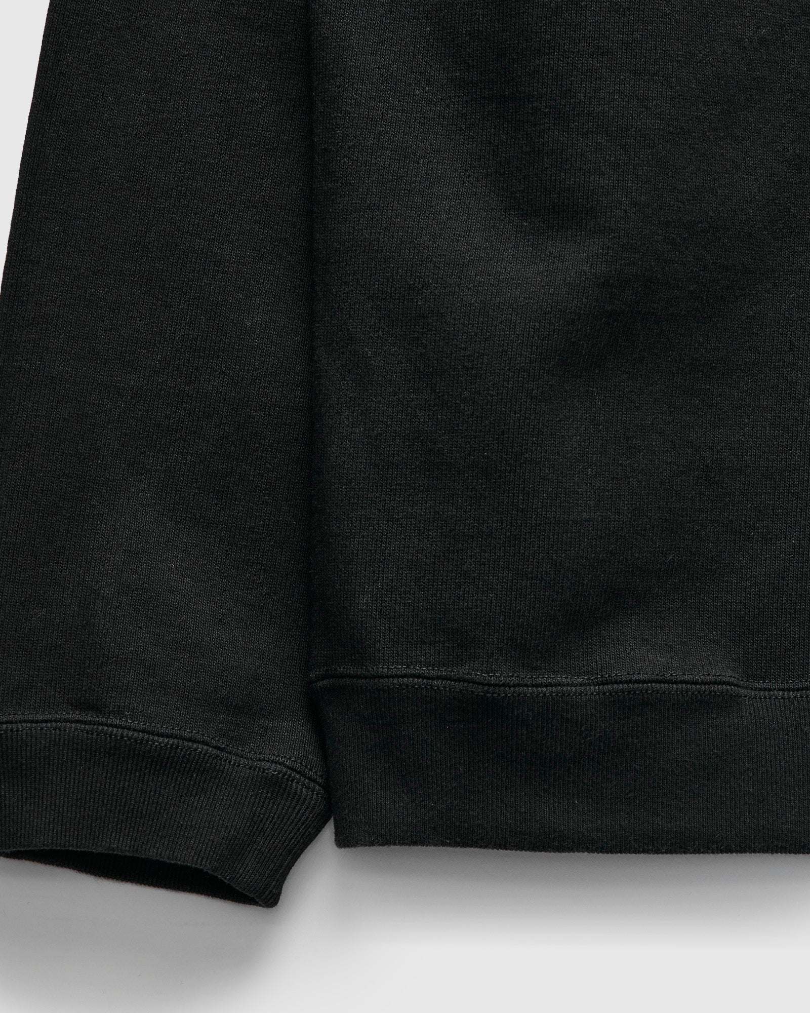 Extra Heavyweight Solid Long Sleeve T-Shirt in Black - Image 4