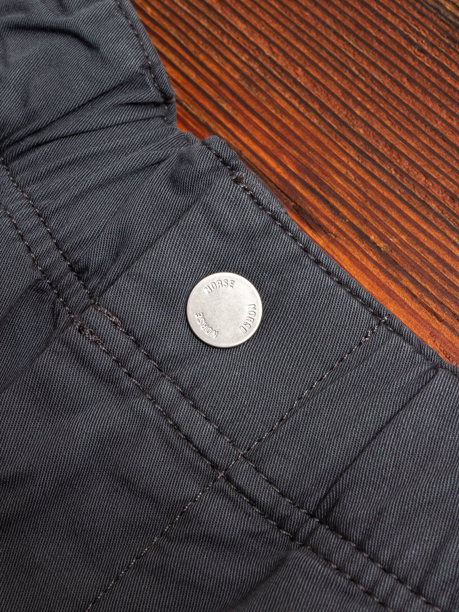 Ezra Light Twill Trousers in Slate Grey - Image 4