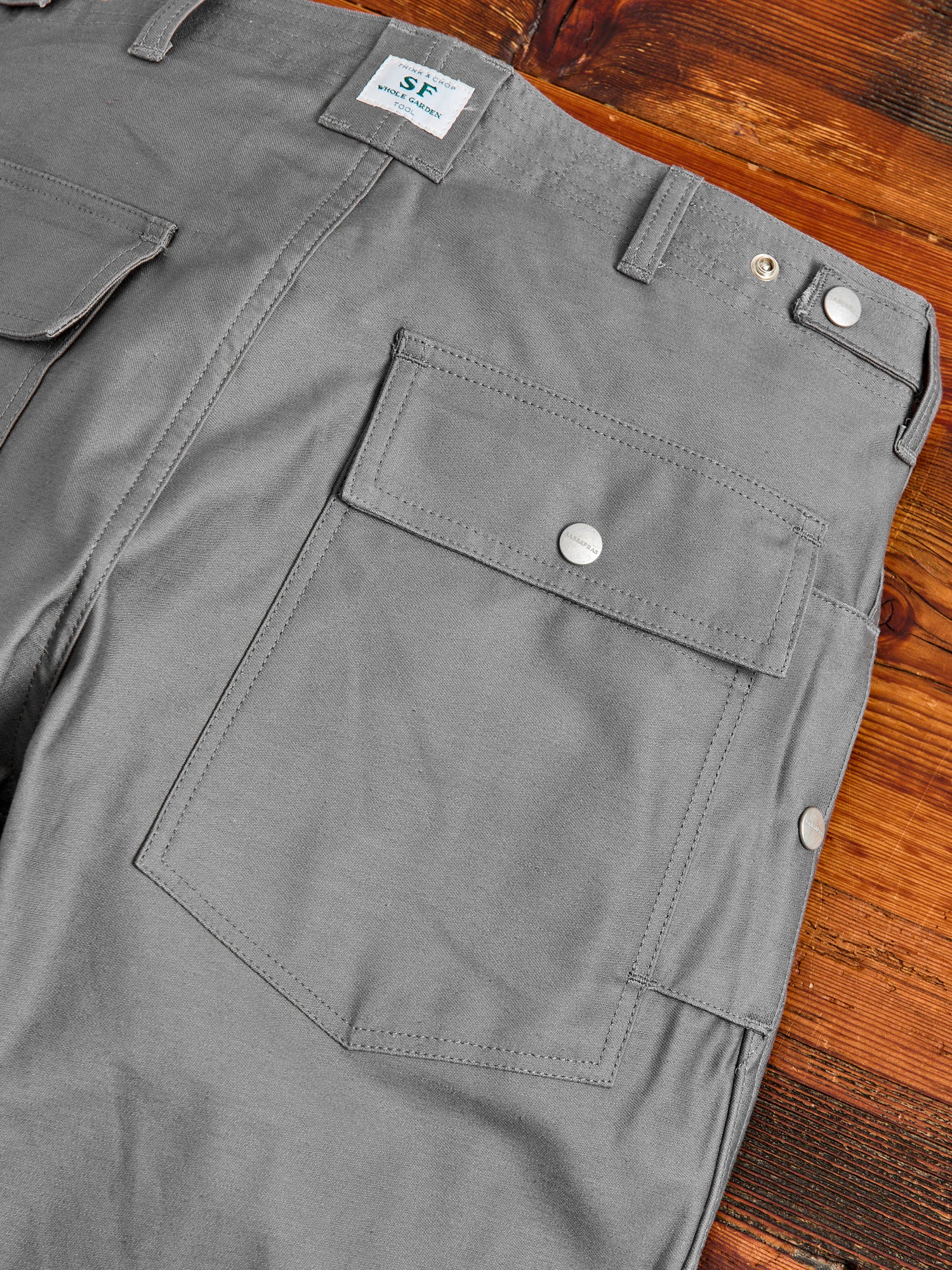 F.S Cultivator Pants in Grey Satin - Image 7