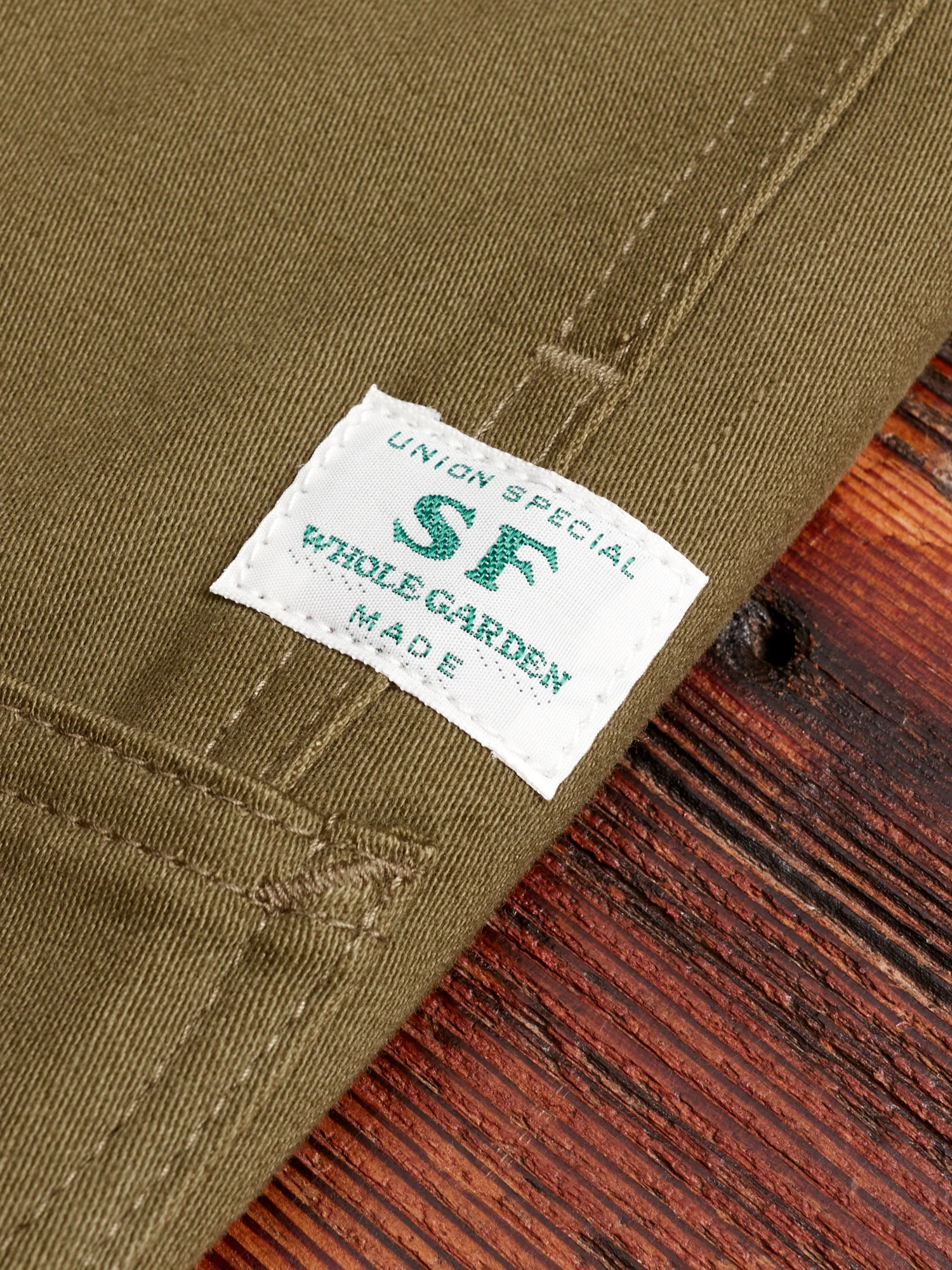 Fall Leaf Tough Pants in Olive Work Satin - Image 5