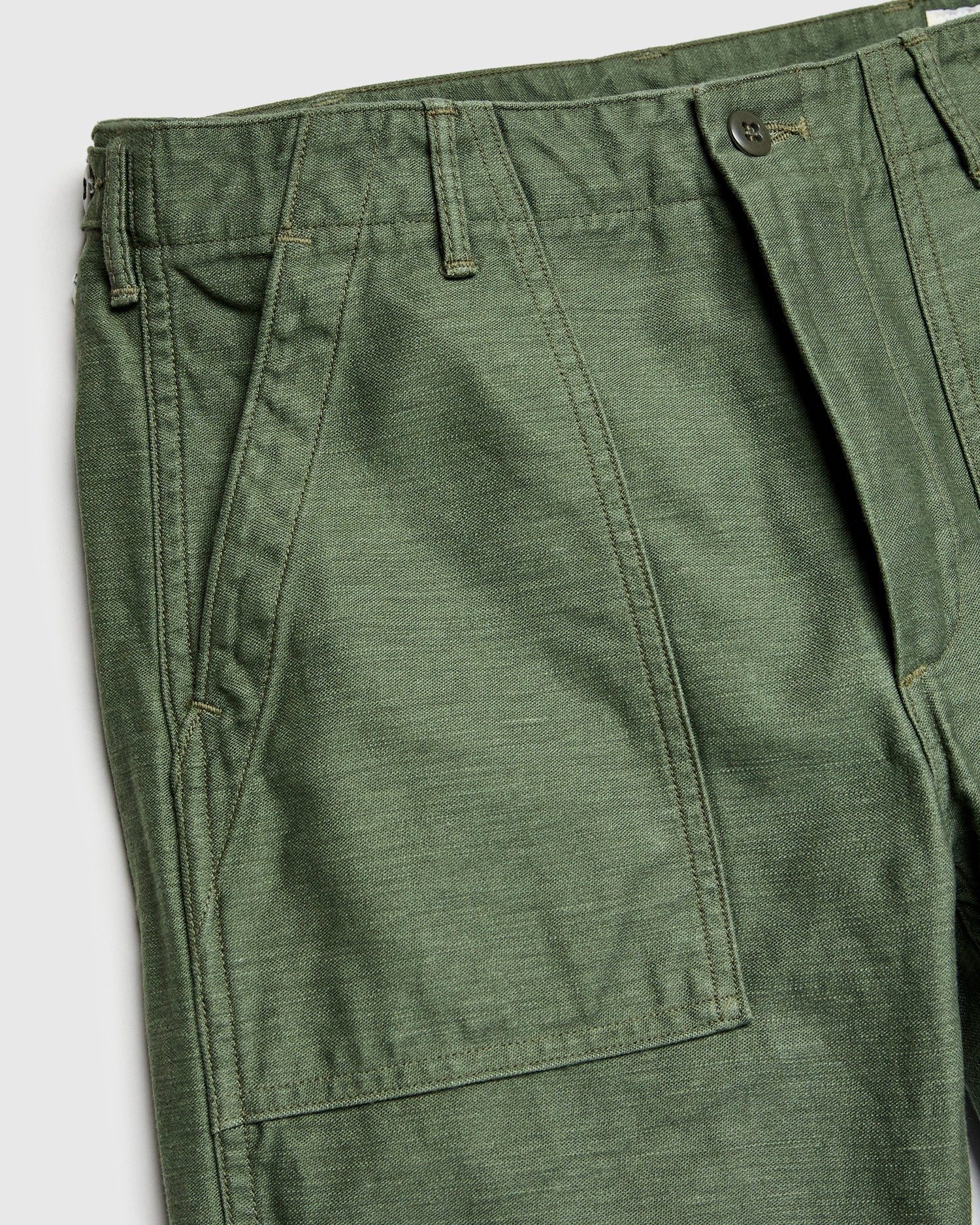 Slim Fatigue Pants in Army - Image 5