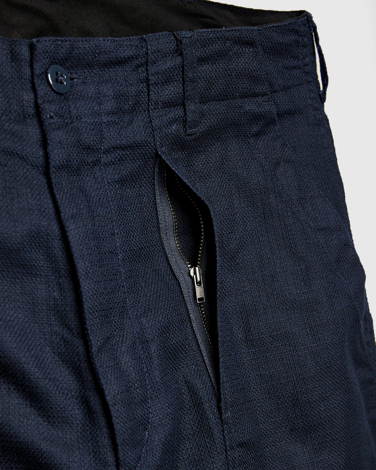 Fatigue Pants in Dark Navy Cotton Linen Java Cloth - Image 6