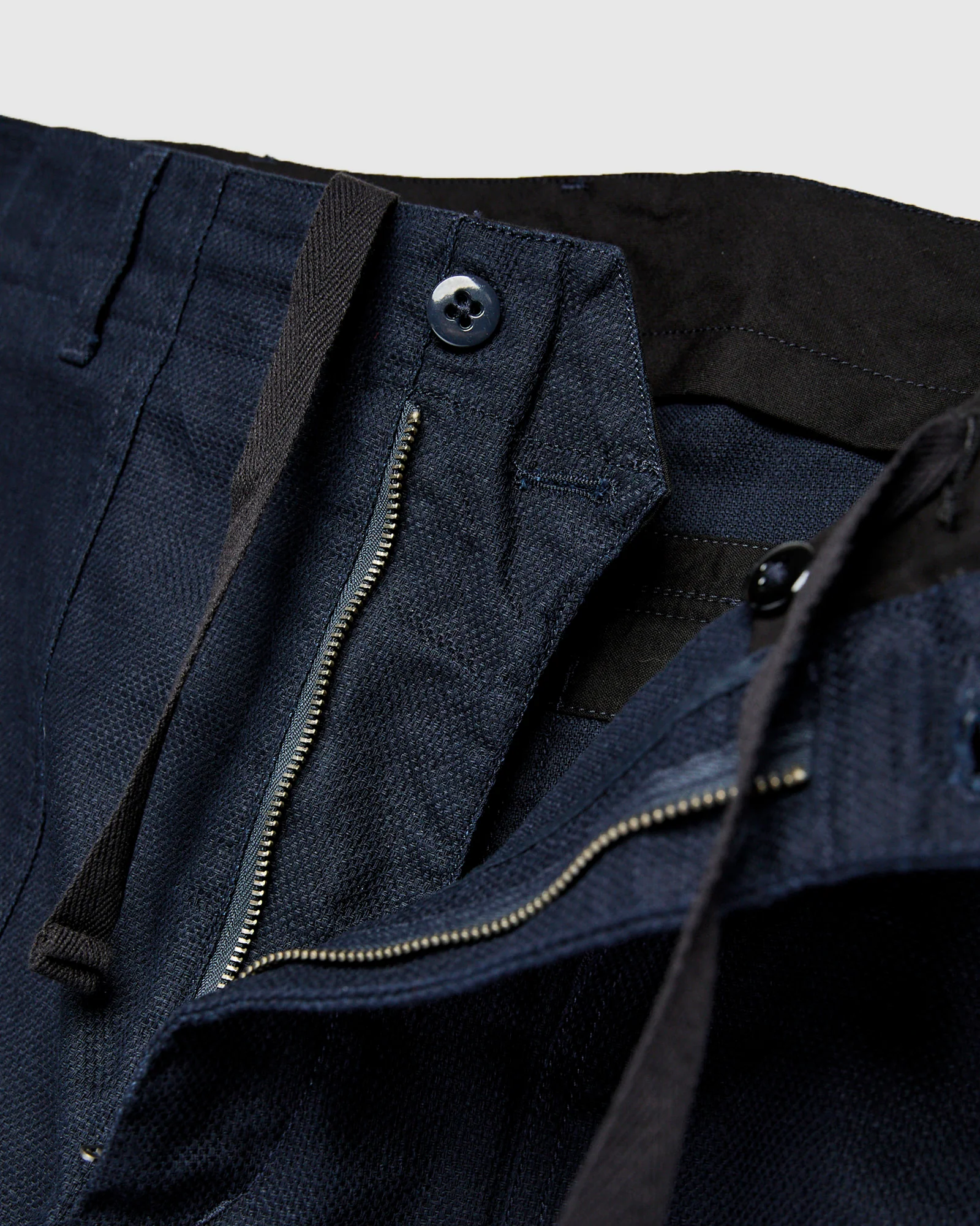 Fatigue Pants in Dark Navy Cotton Linen Java Cloth - Image 8