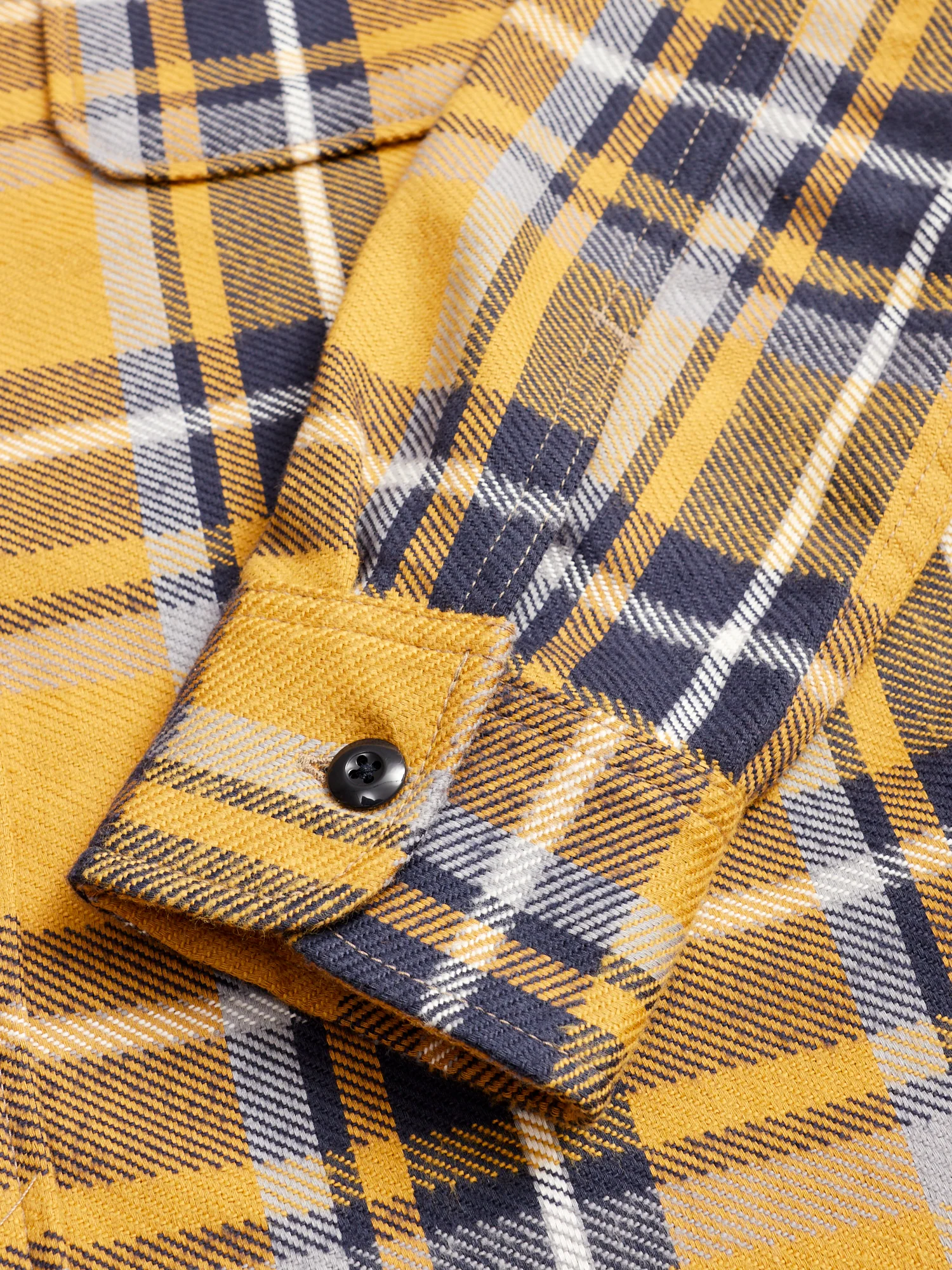 "Field Shirt" in Gold Plaid - Image 5