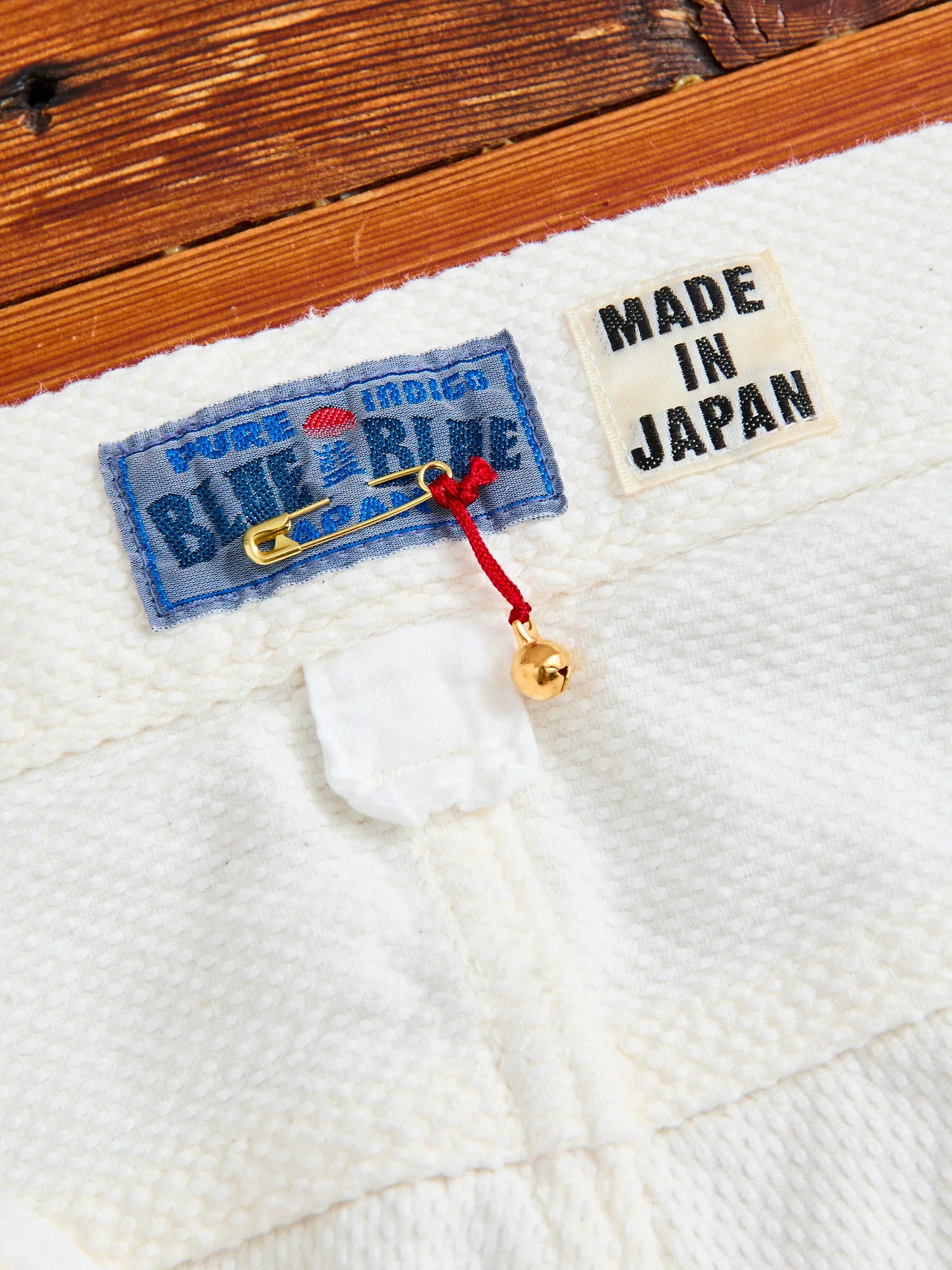 Fine Sashiko 5-Pocket Pants in Natural - Image 7