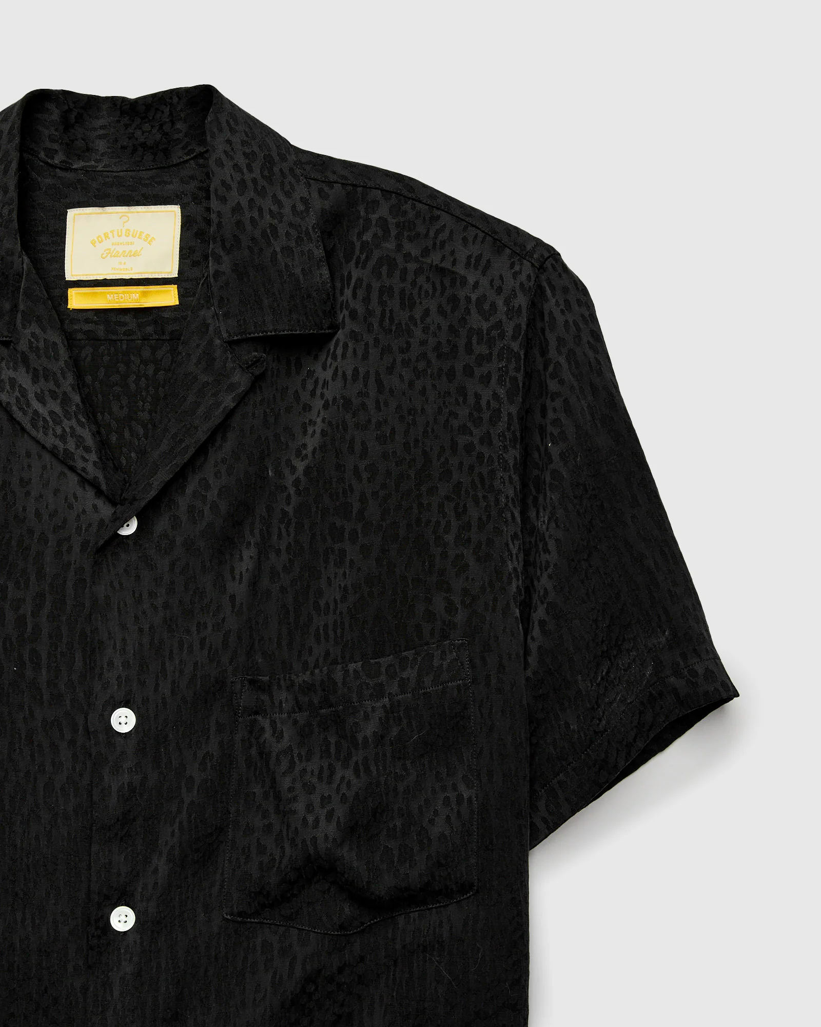 Finger Print Shirt in Black - Image 5