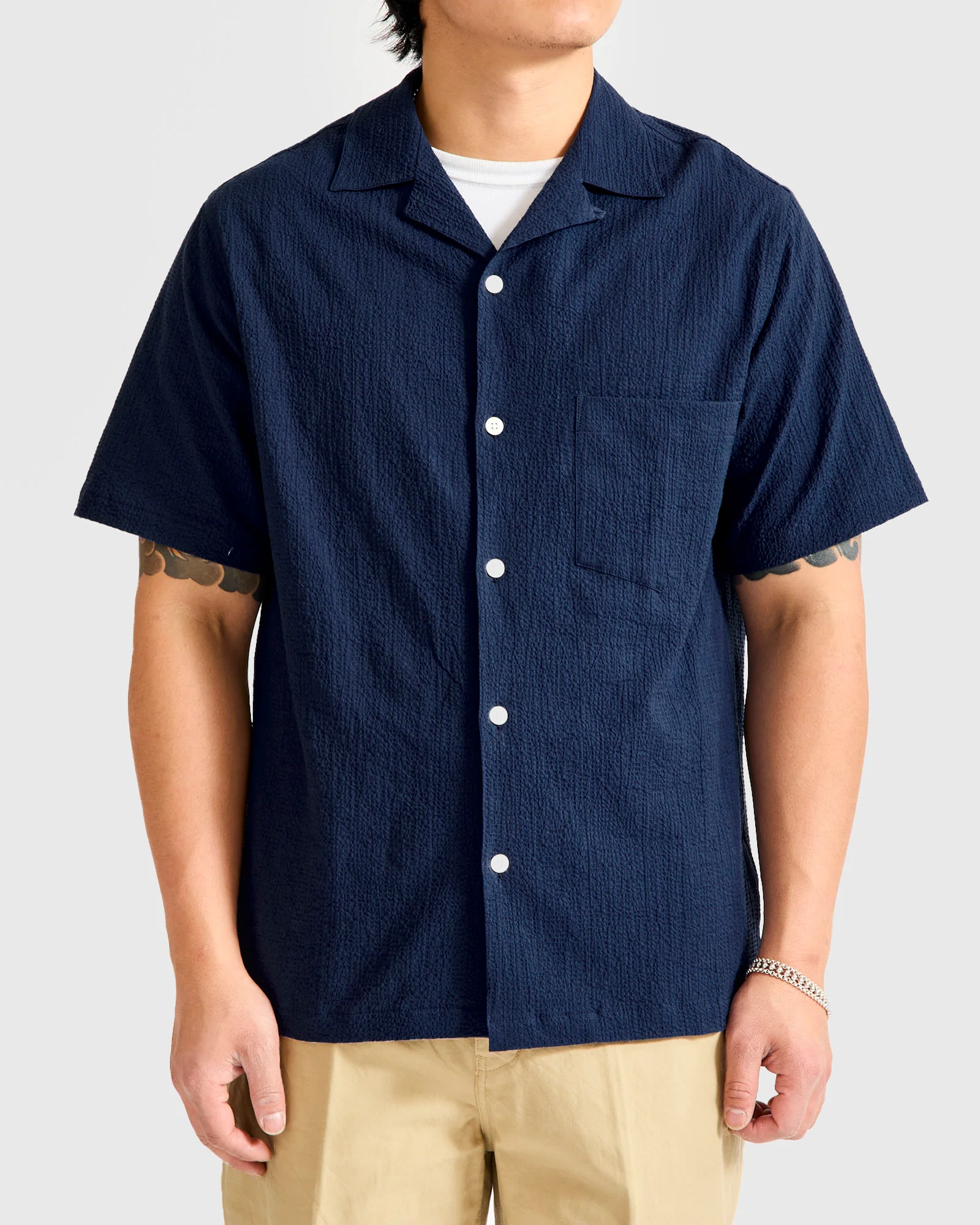 Flamé Shirt in Navy - Image 2