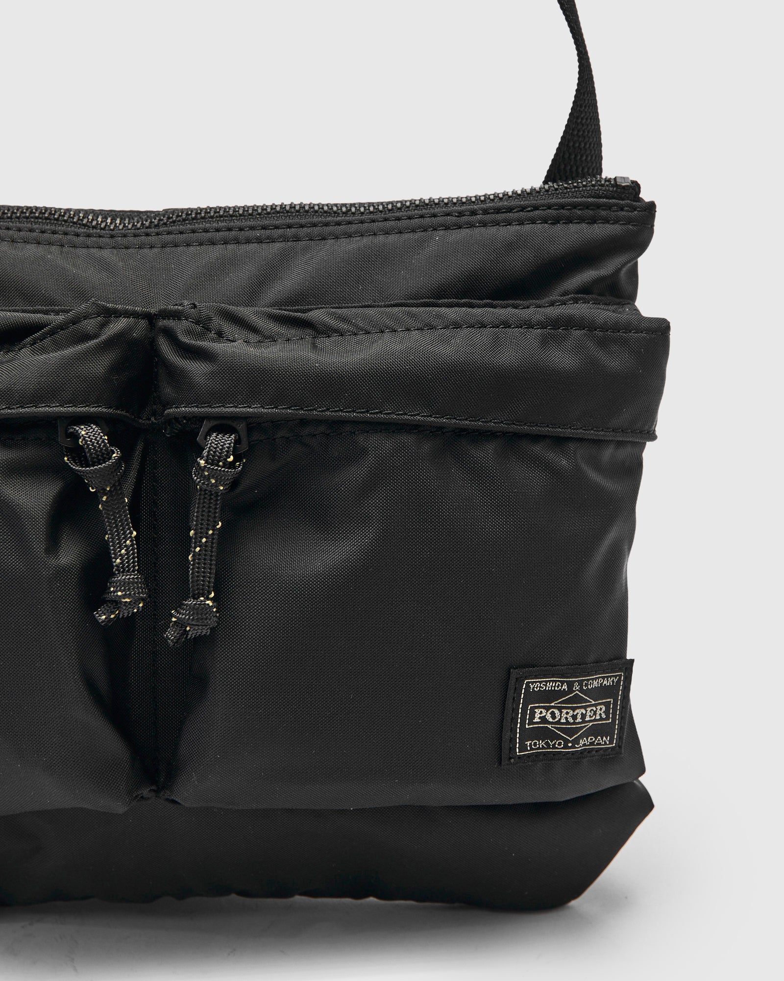 5458 "Force" Shoulder Bag in Black - Image 7