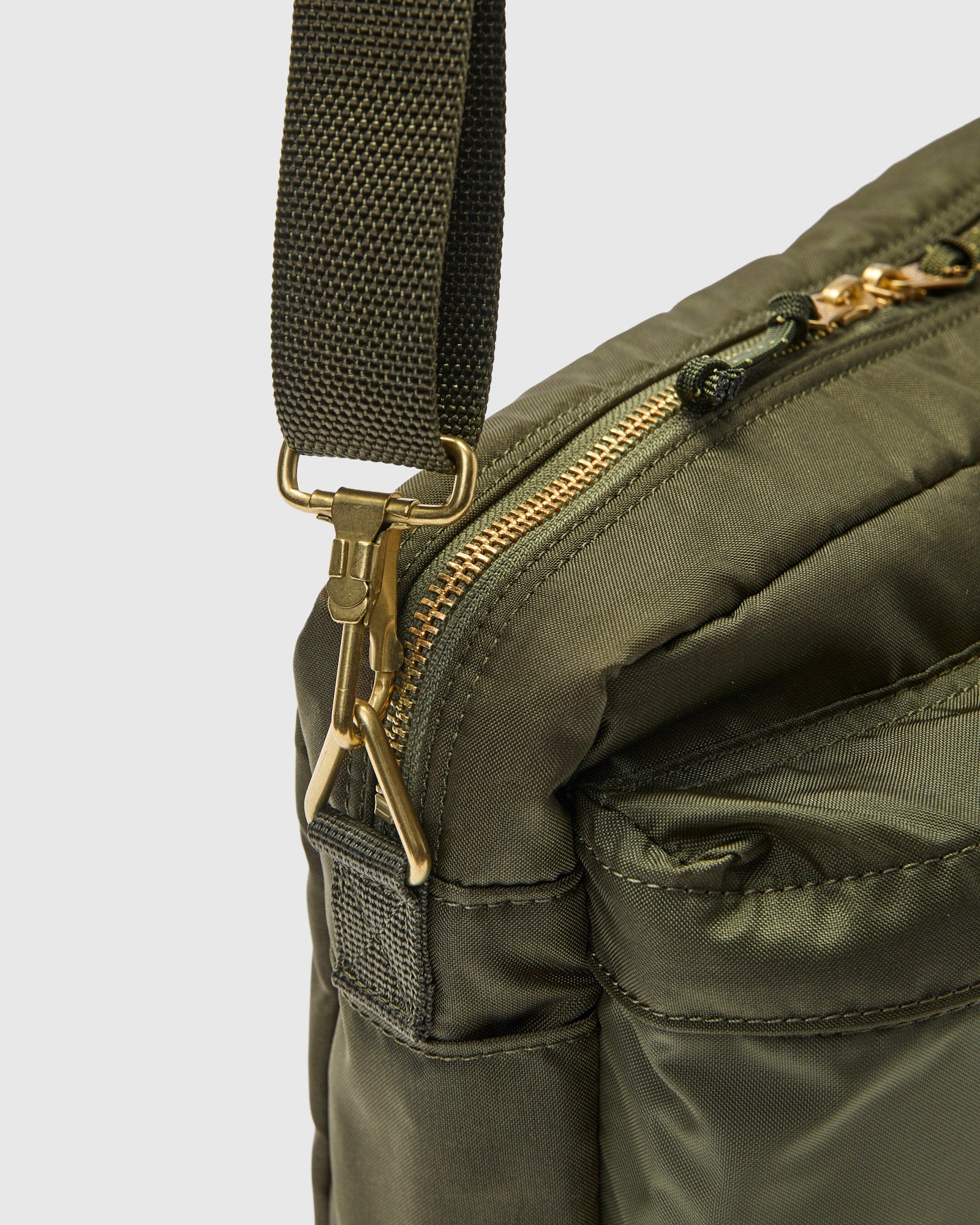 5457 "Force" Shoulder Bag  in Olive Drab - Image 5
