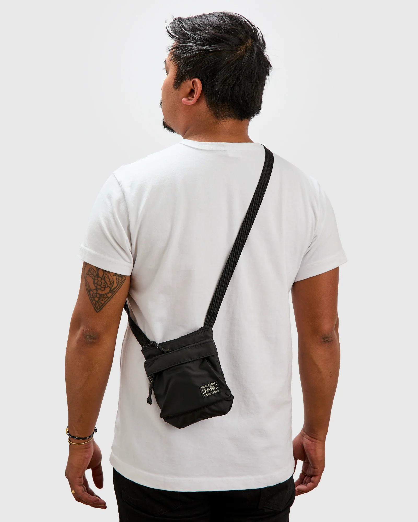 5461 "Force" Shoulder Pouch in Black - Image 2