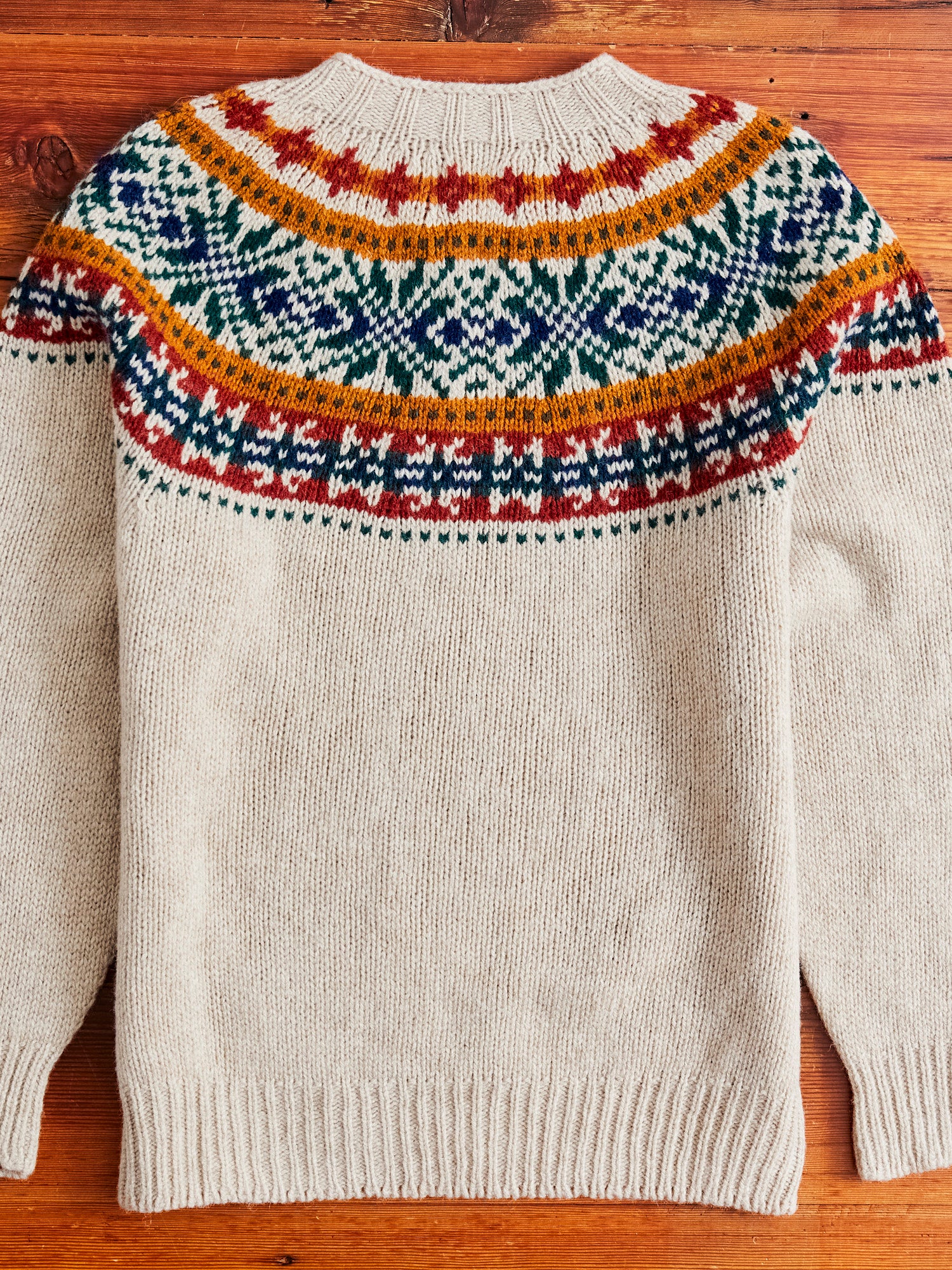"Fragments Of Light" Knit Sweater in Biscuit - Image 6