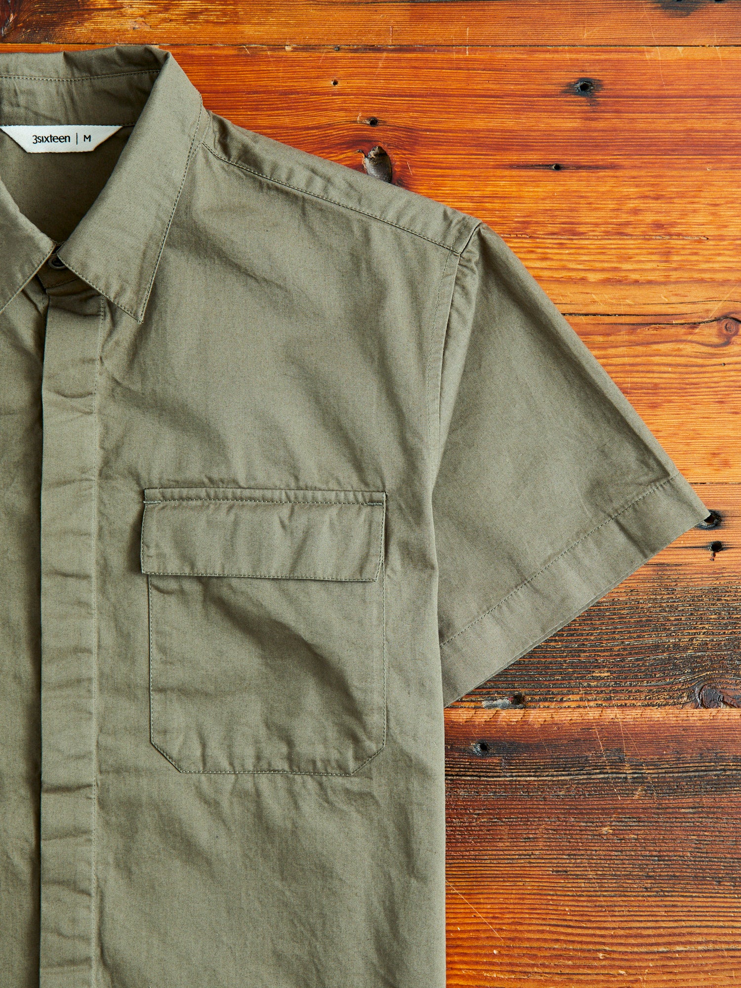 Garage Shirt in Moss - Image 4