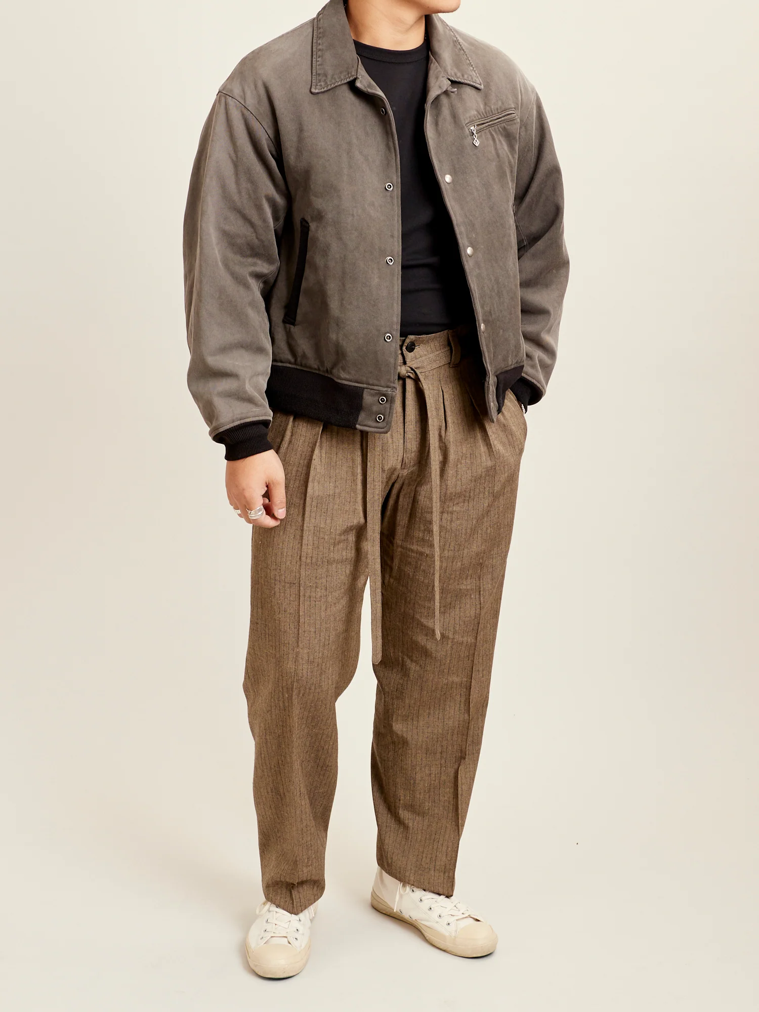 Hakama Pants Santome in Grey - Image 12