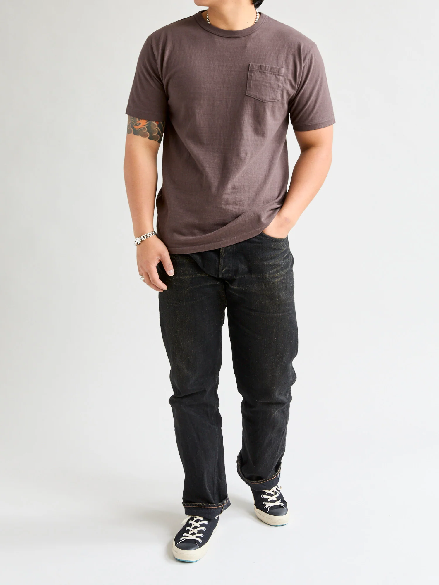 Hanalei Short Sleeve T-Shirt in Raisin - Image 8