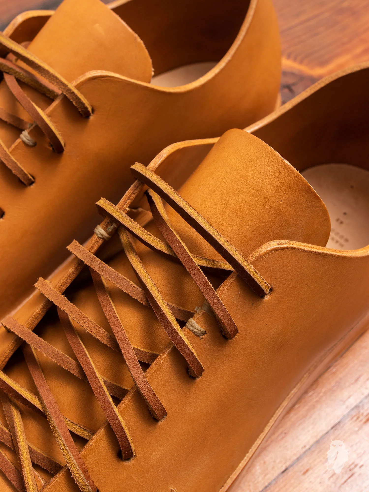 Hand Sewn Low-Top Sneaker in Natural - Image 2