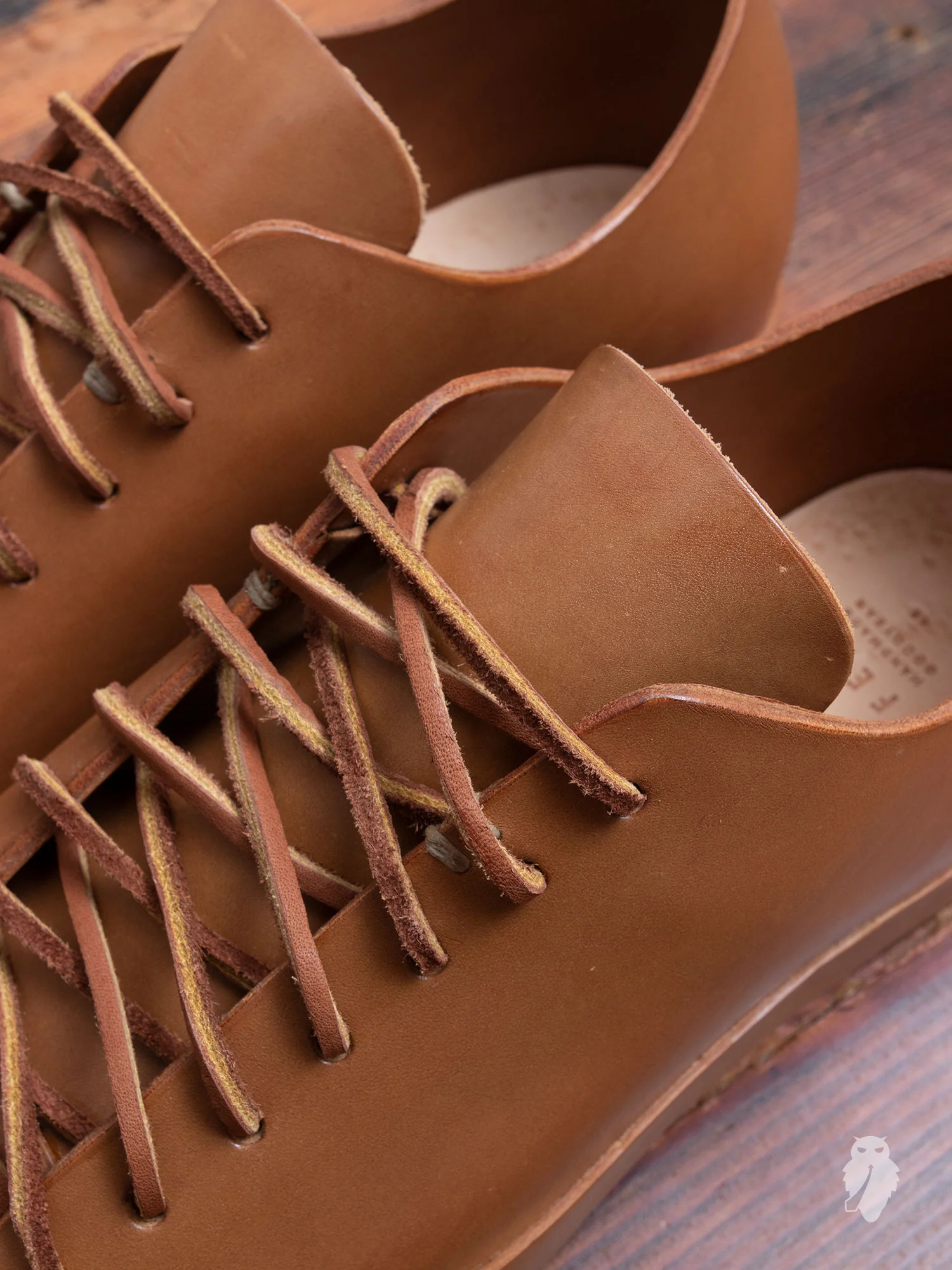 Hand Sewn Low-Top Sneaker in Tan - Image 2