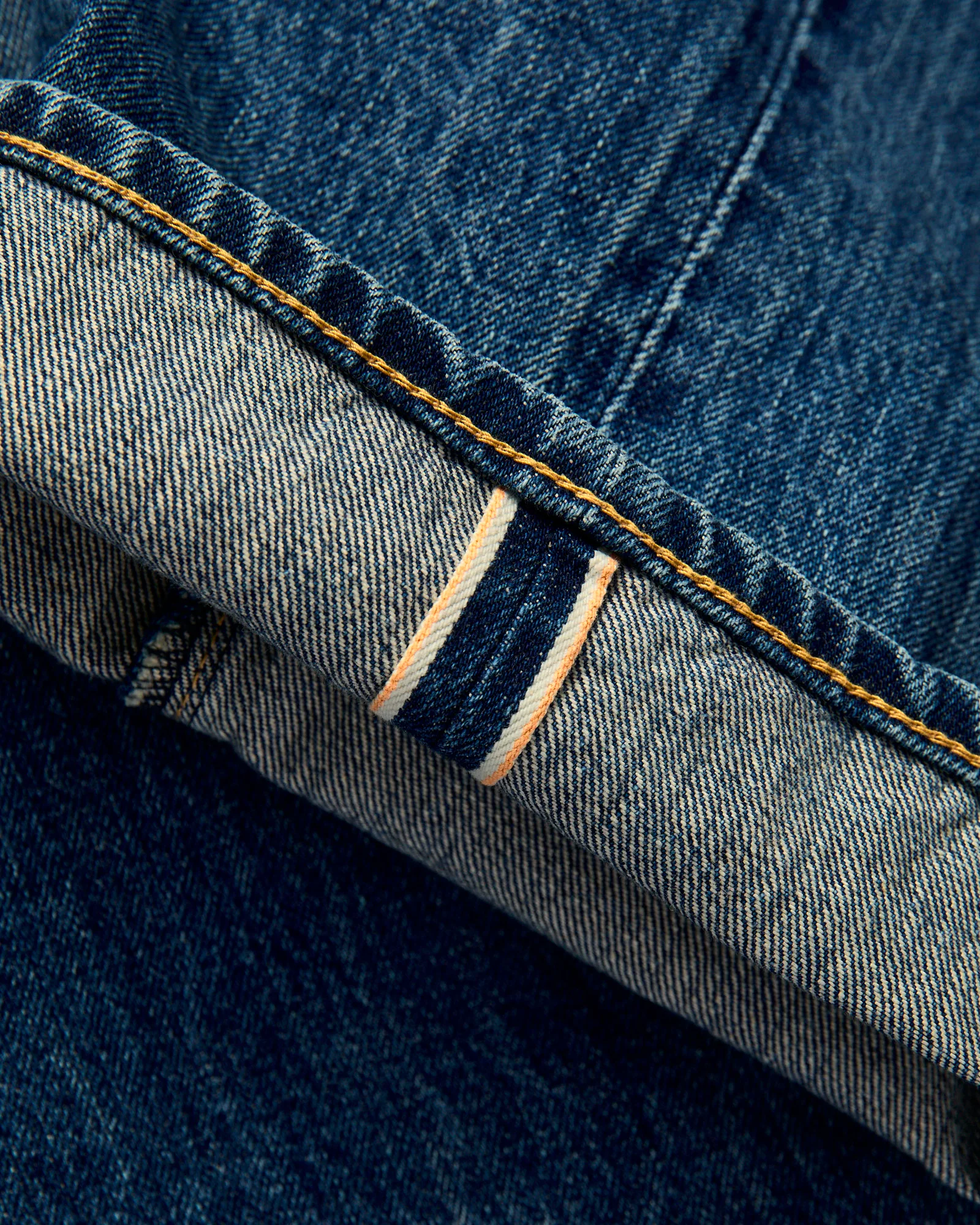 "Hank Freemont" 14oz Washed Selvedge Denim - Relaxed Straight Fit - Image 10