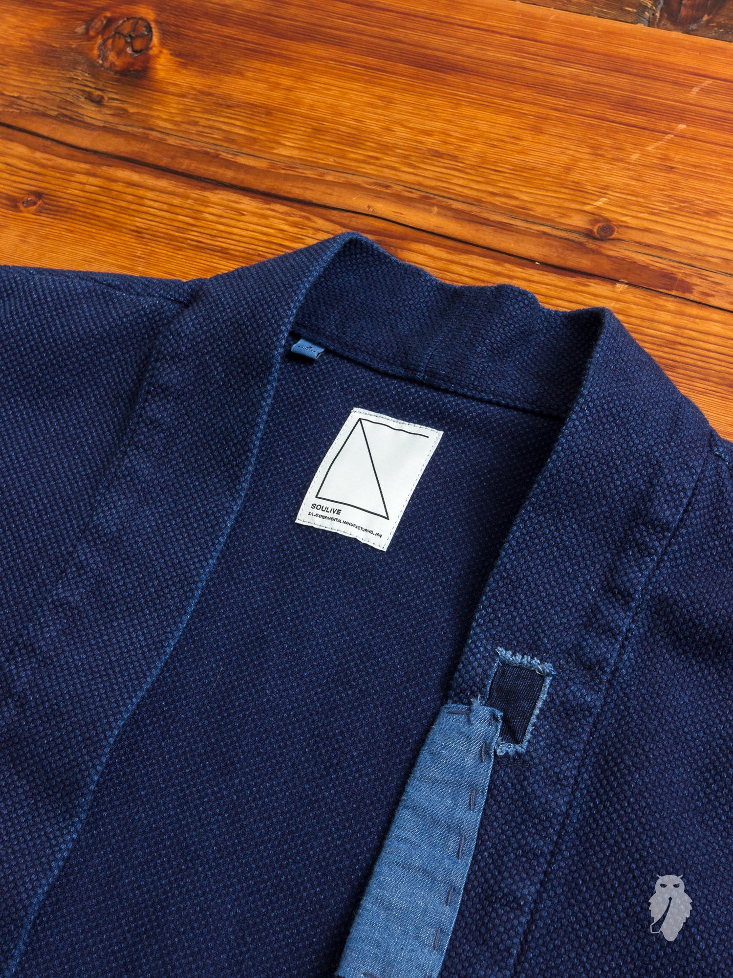 Haori Sashiko Shirt in Indigo Kofu Remake - Image 3