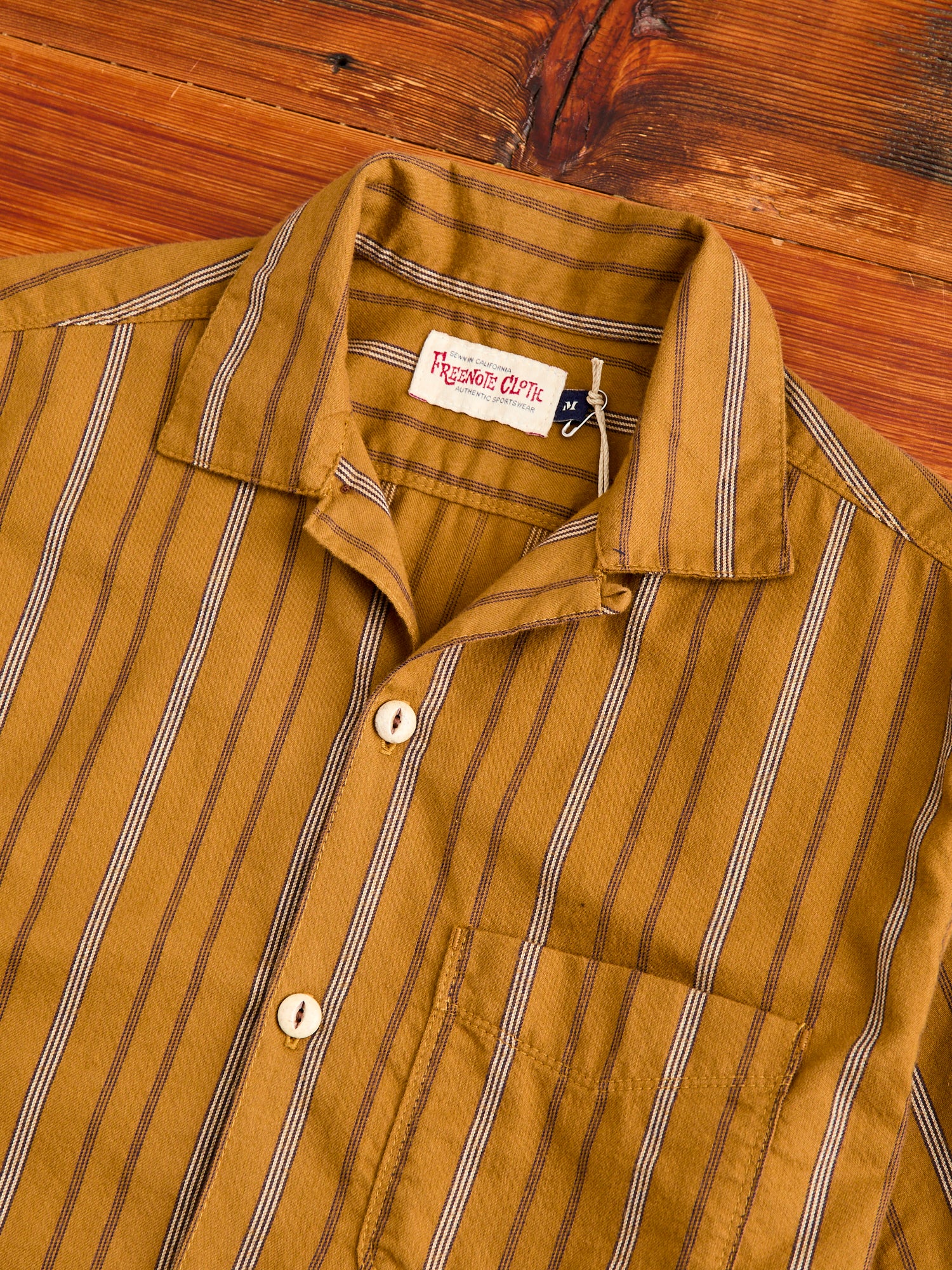 Hawaiian Button-Up Shirt in Lantern Stripe - Image 3