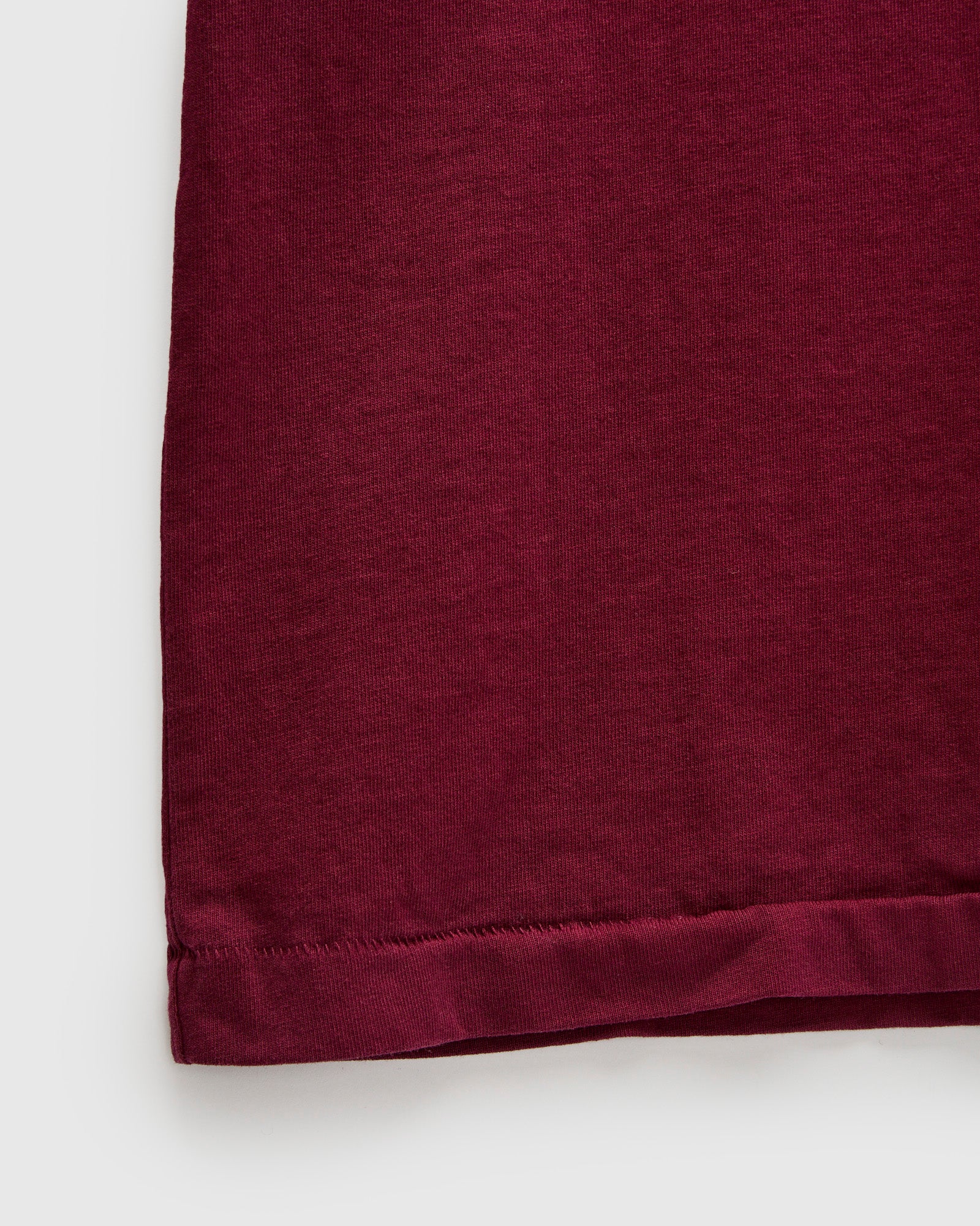 Heavy Duty Tee in Burgundy - Image 5