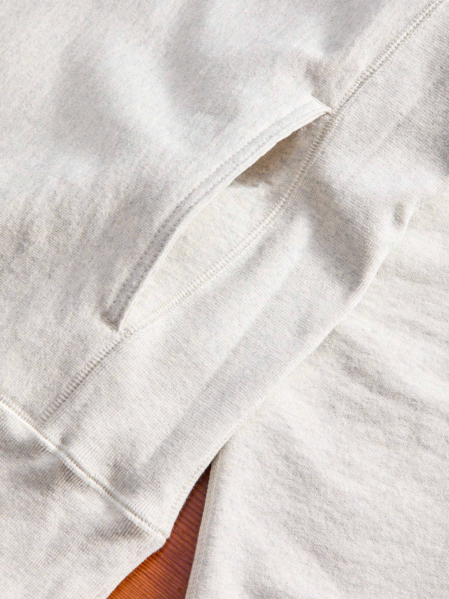 Heavyweight Pullover Hoodie in Oatmeal - Image 5