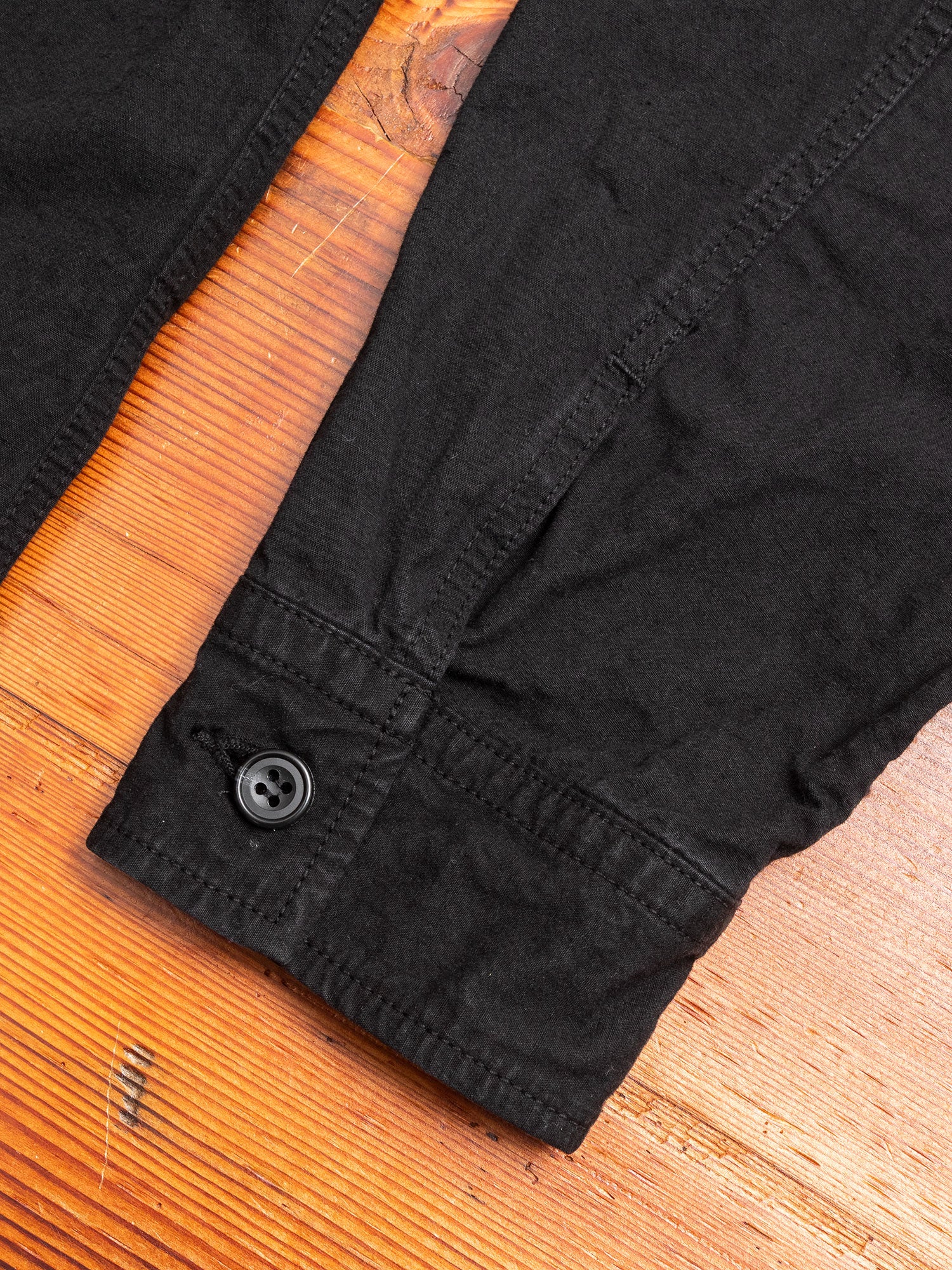 Hemp Shirt Jacket in Black - Image 6