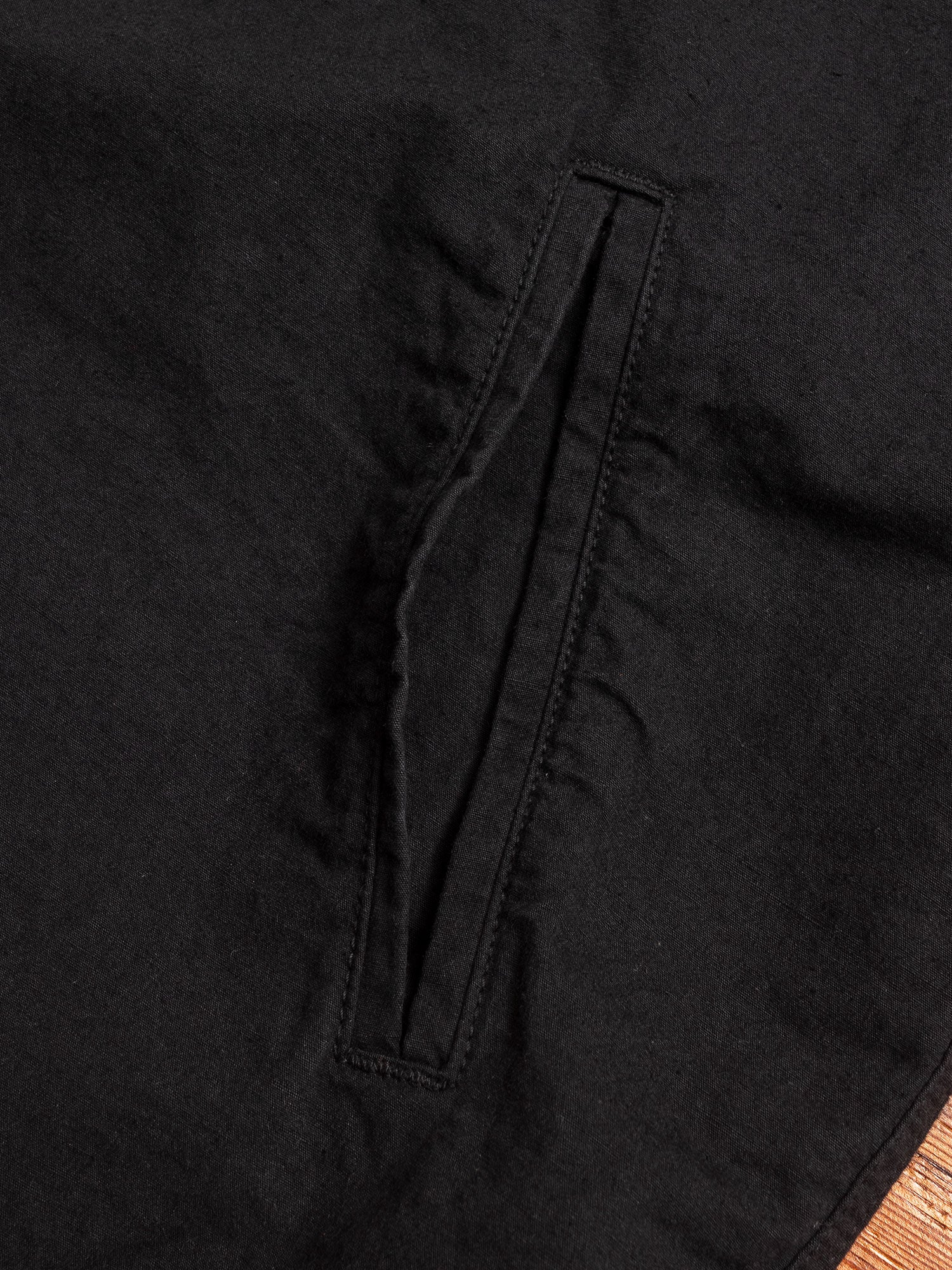 Hemp Shirt Jacket in Black - Image 7