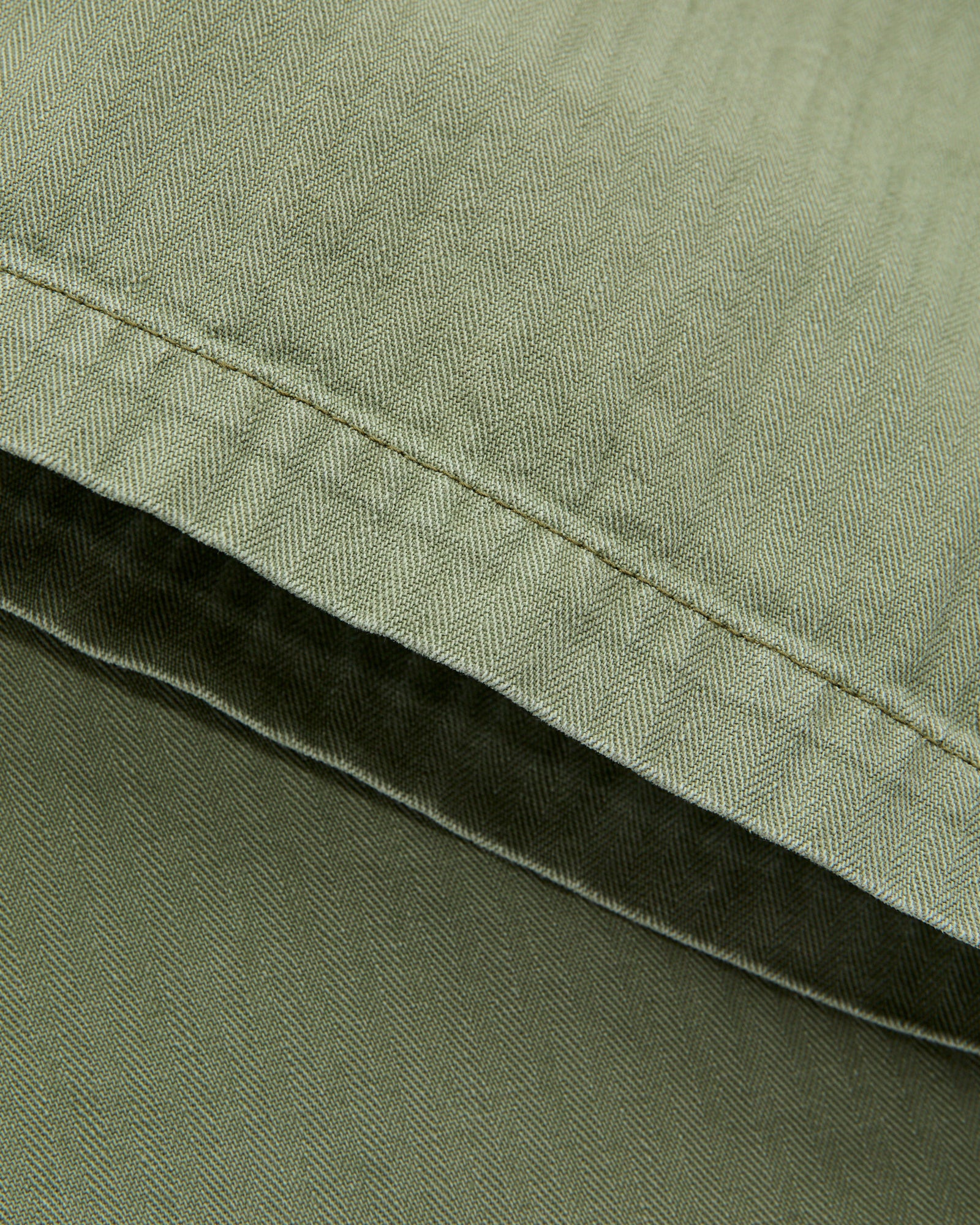 Herringbone Summer Fatigue Pants in Green - Image 9