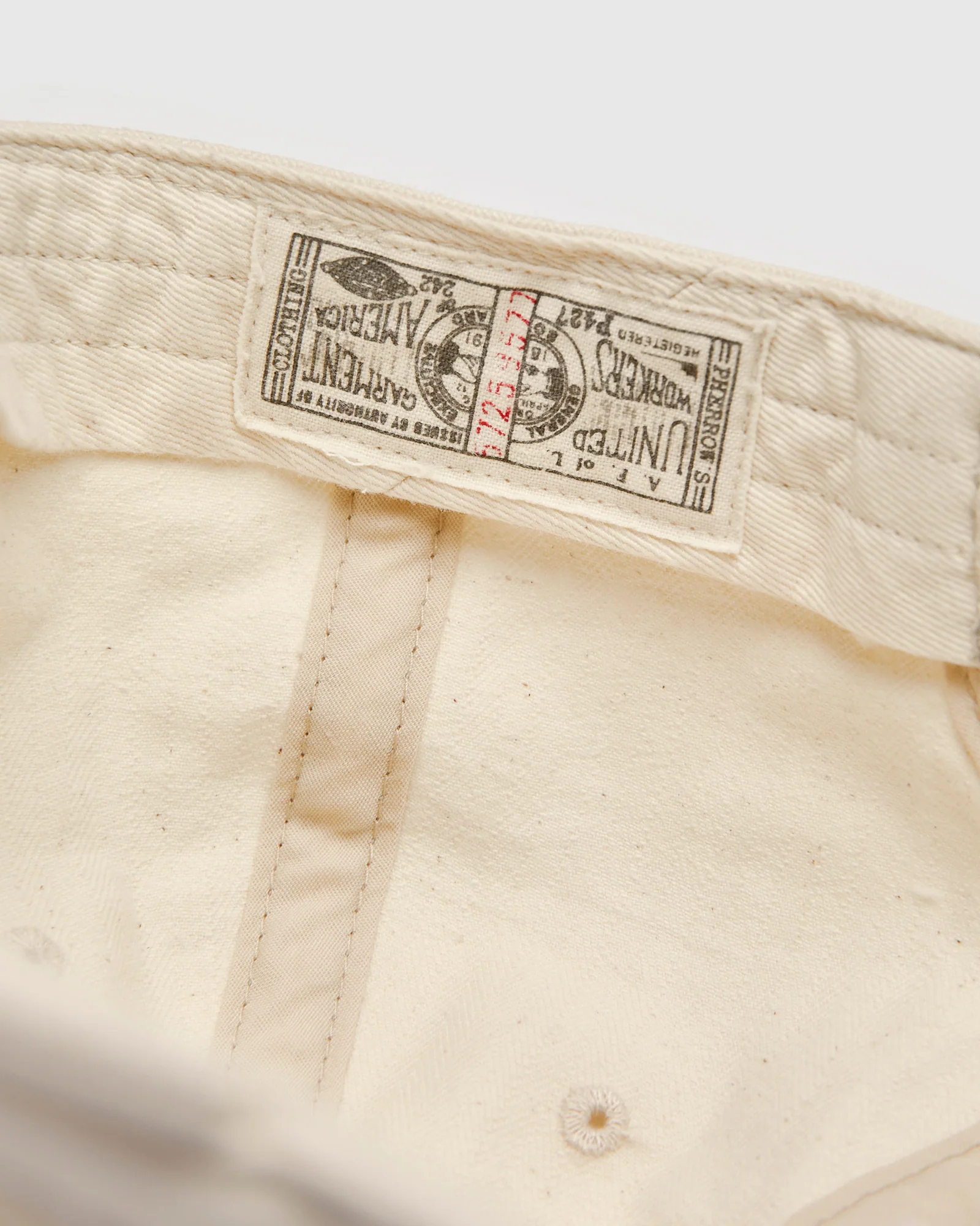 Herringbone Work Cap in Natural - Image 6