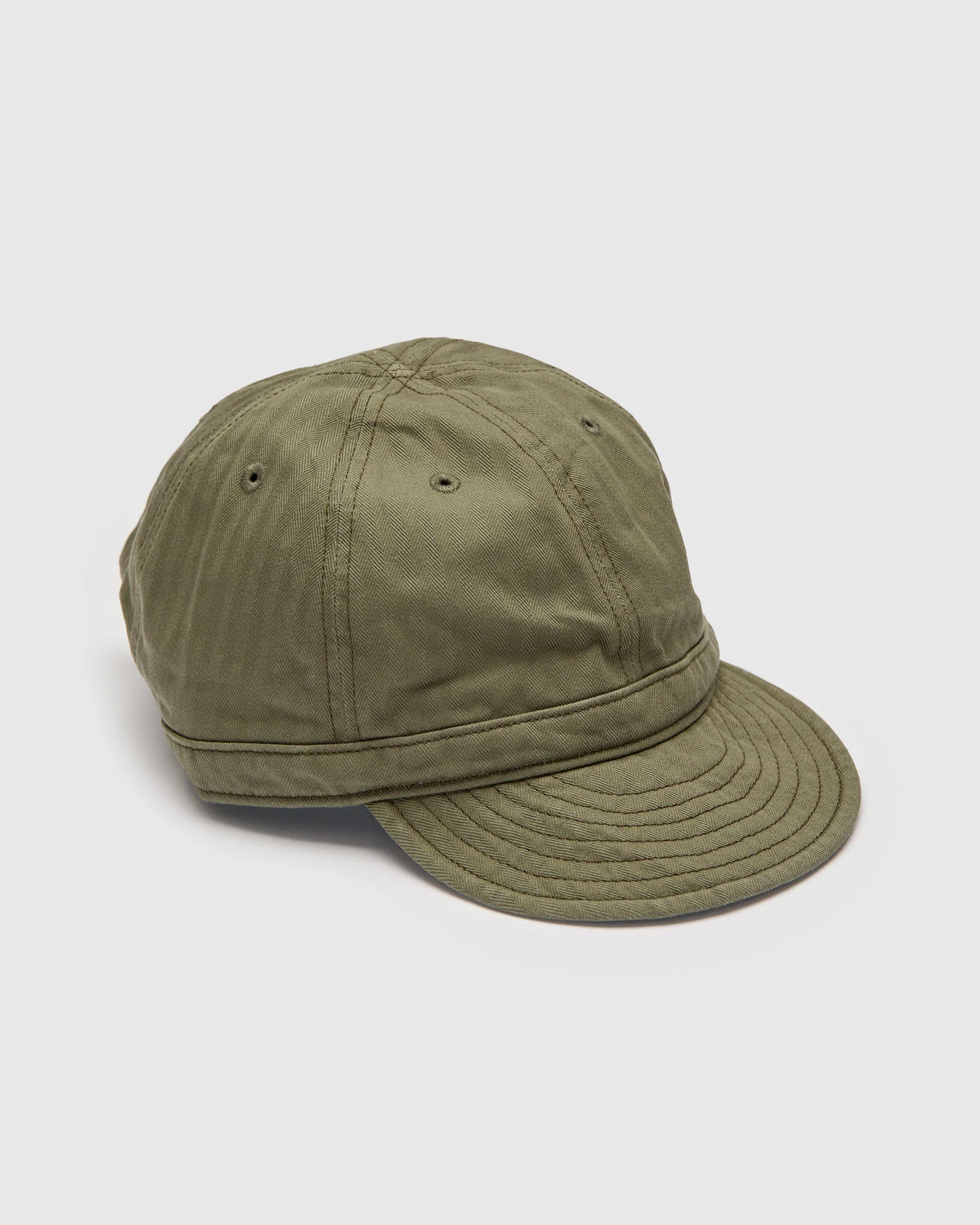 Herringbone Work Cap in Olive