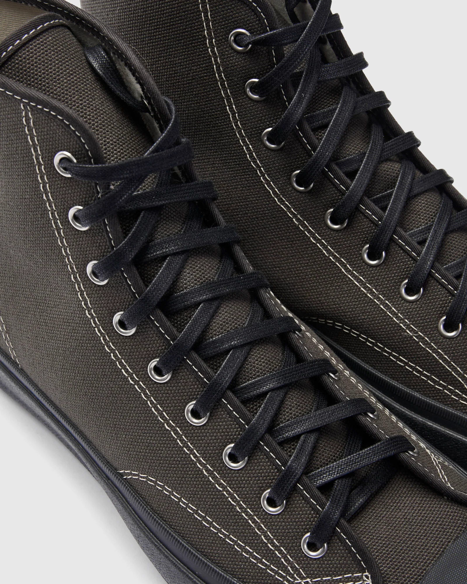 Hi Basket Sneaker in Charcoal - Image 7