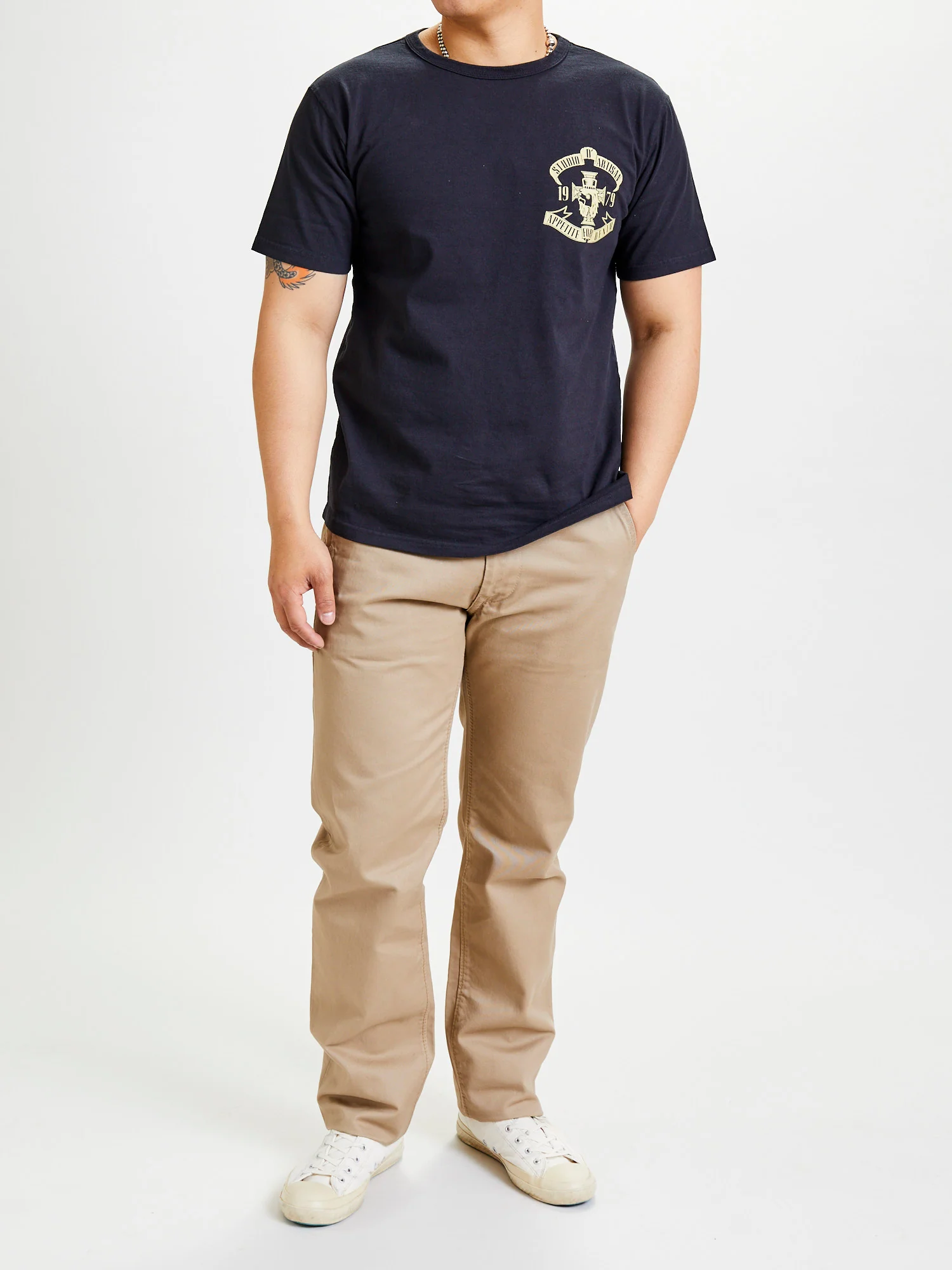High Density Twill Chino in Beige - Image 11