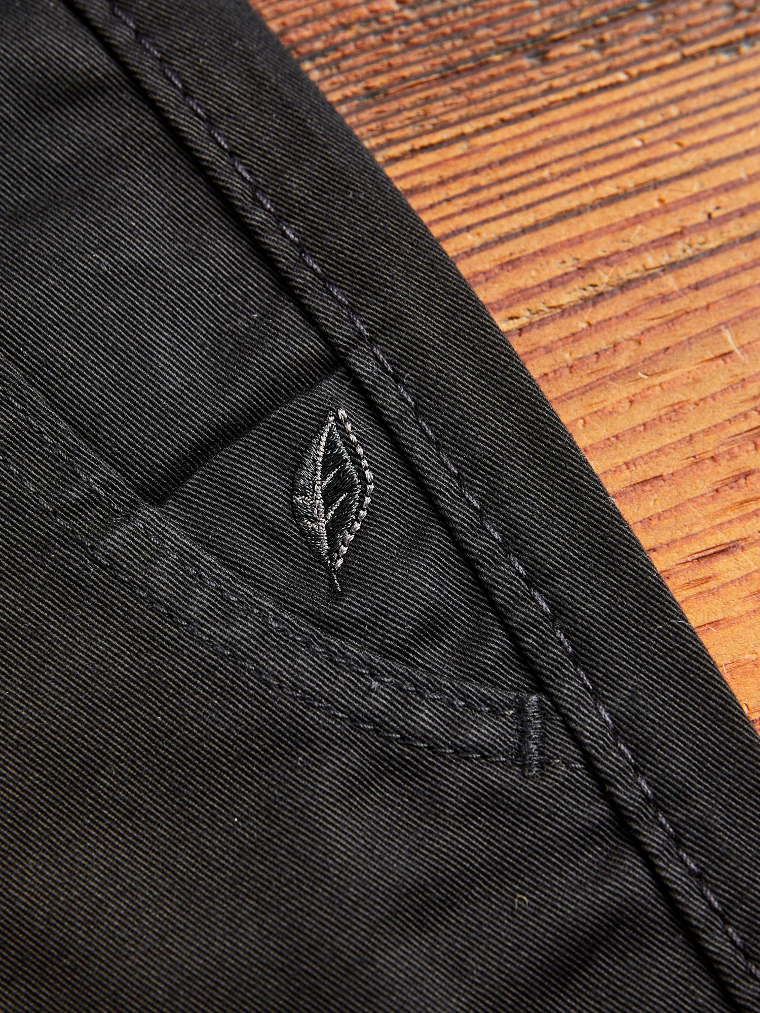 High Density Twill Chino in Black - Image 7