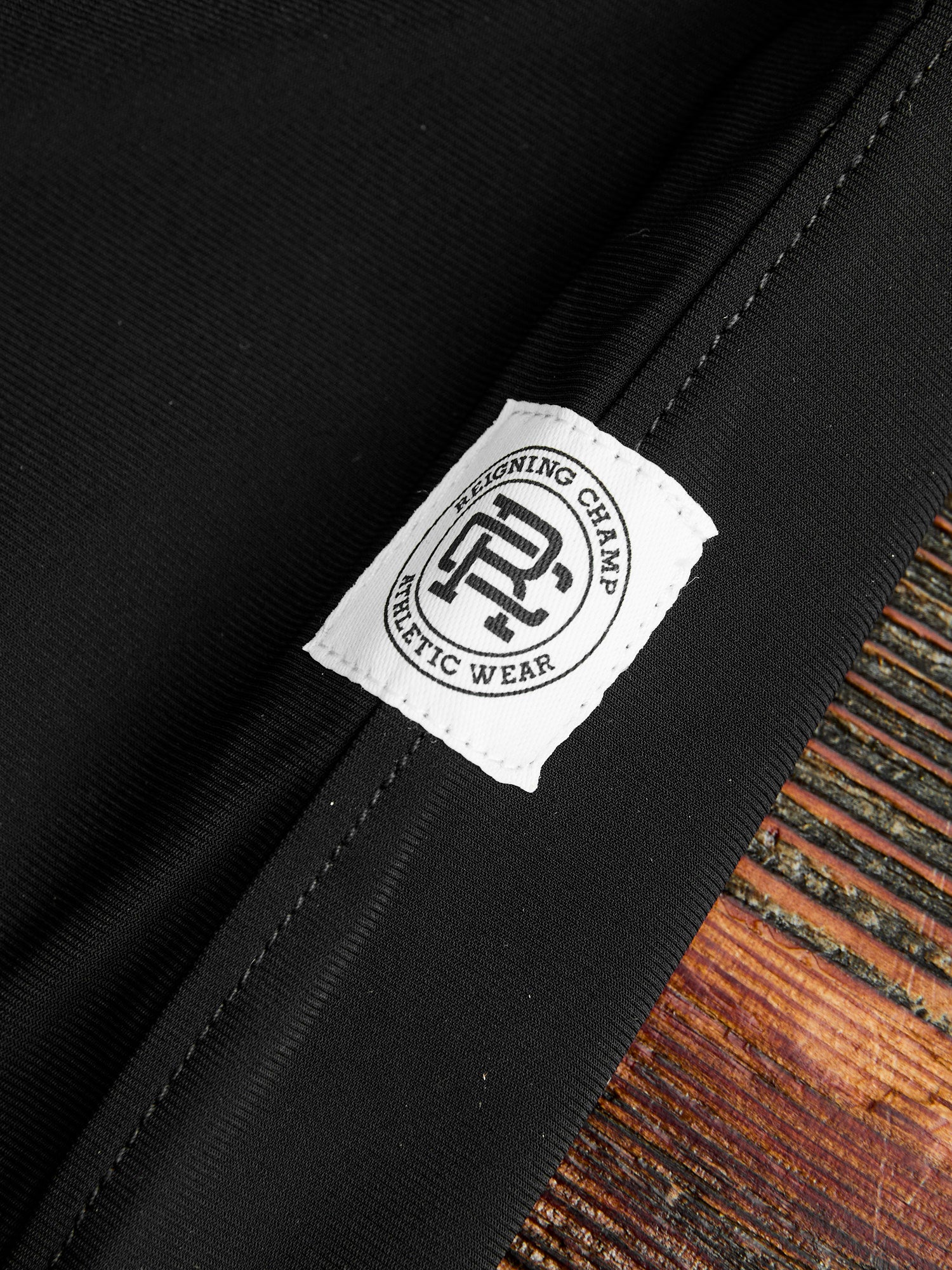 High Gauge Knit Swim Short in Black - Image 4