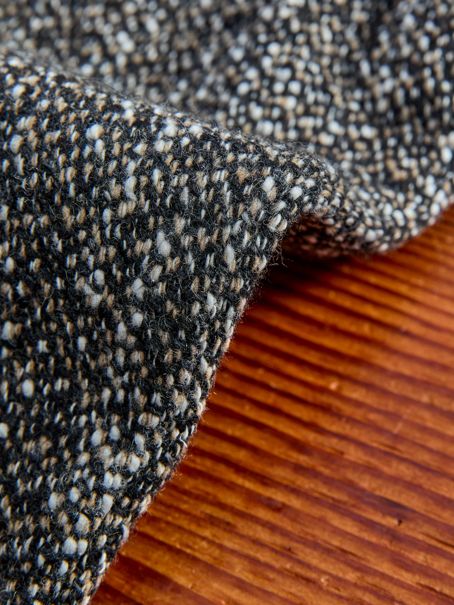 Homespun Carlyle Pants in Brown Black Wool - Image 7