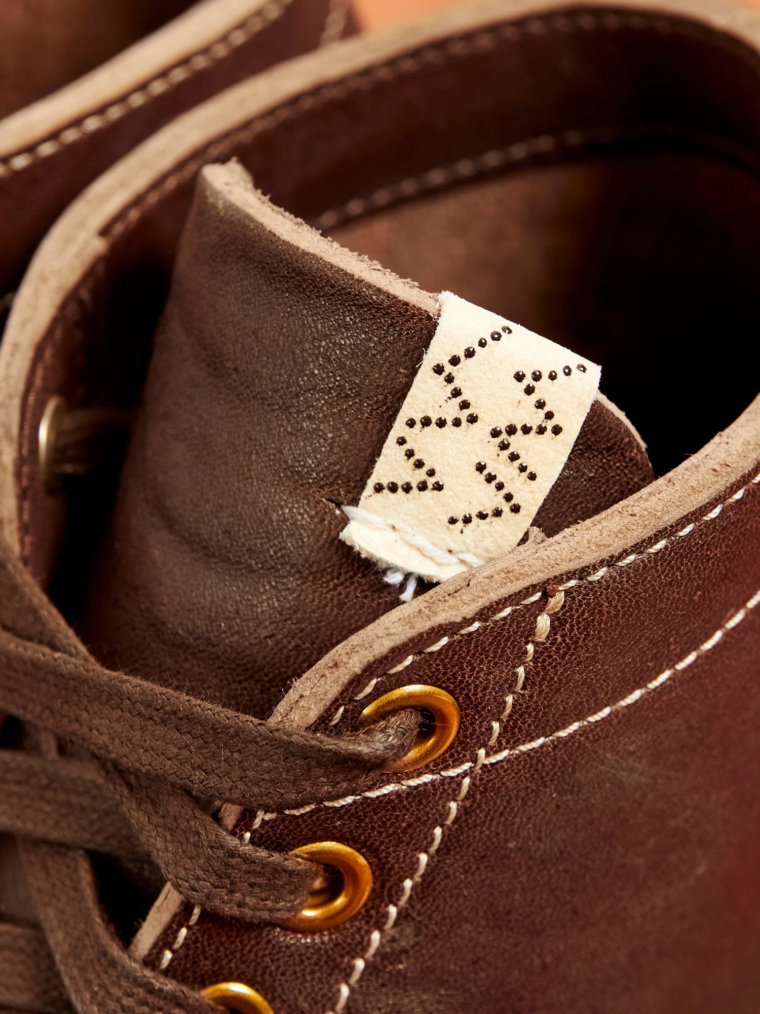 Horsehide Brigadier Boots-Folk in Dark Brown - Image 9