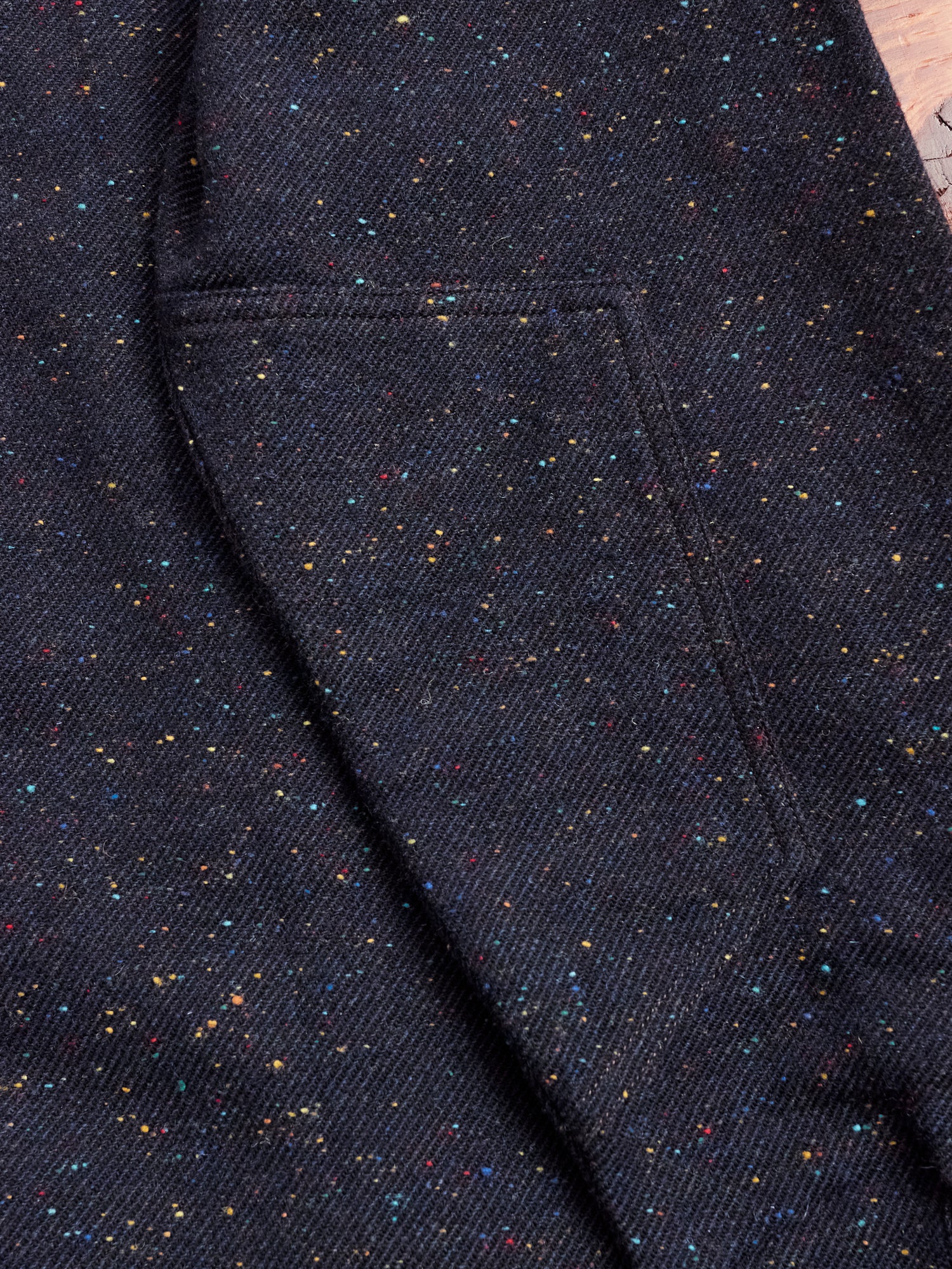 Hunting Nep Flannel in Navy Wool - Image 10