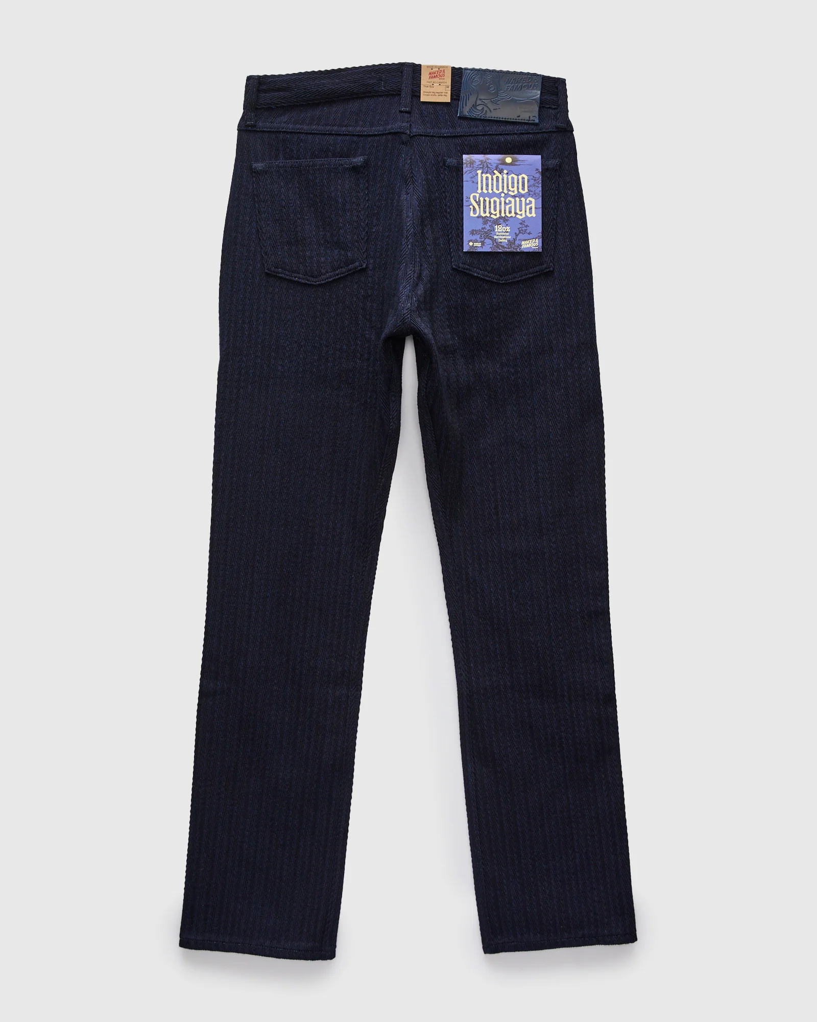 "Indigo Sugiaya" 12oz Herringbone Dobby Twill - True Guy Fit - Image 2