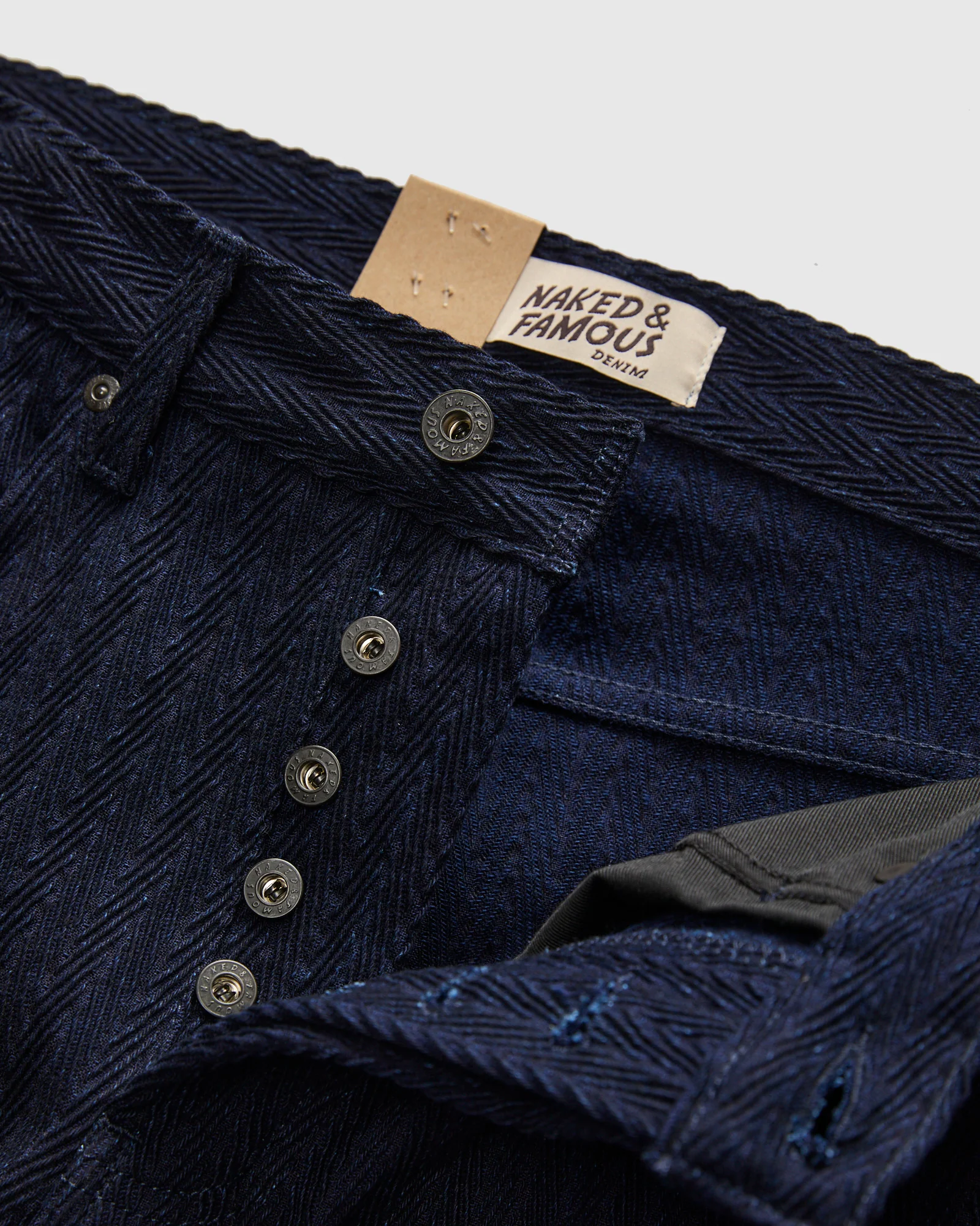 "Indigo Sugiaya" 12oz Herringbone Dobby Twill - True Guy Fit - Image 6
