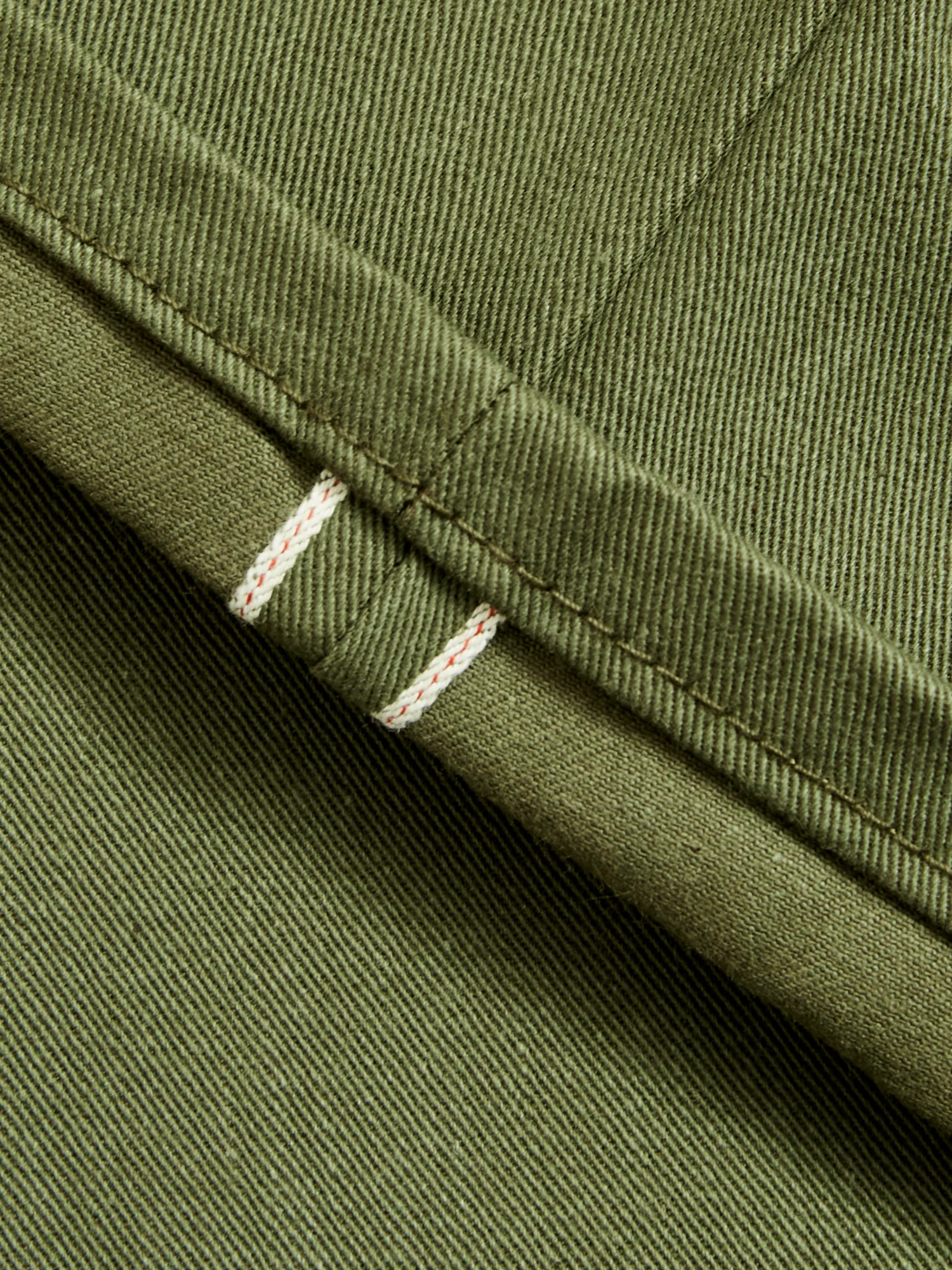 "Infantry Pant" in Green Selvedge Twill - Image 9