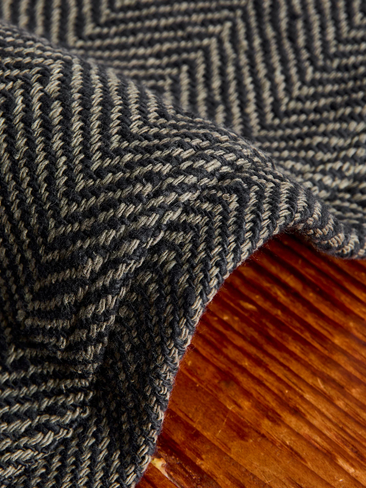 Isaac Pants in Iron/Charcoal Herringbone - Image 11