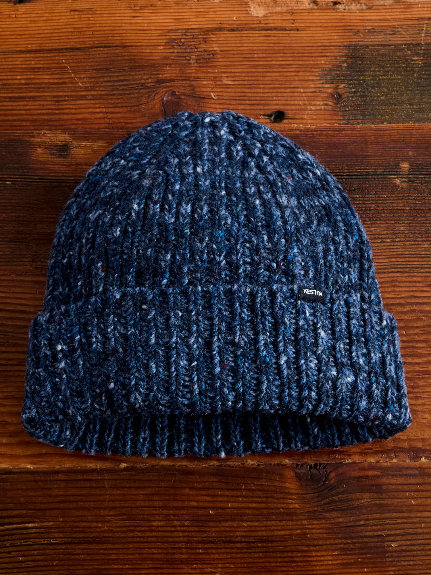 Isla Beanie in Navy Marl