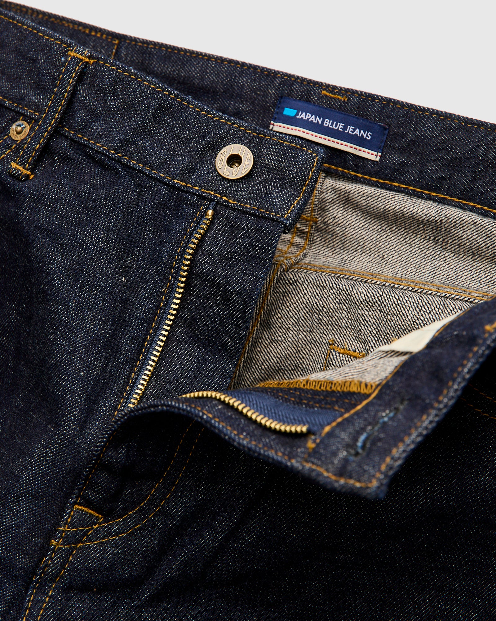 J304 "African Cotton" 12.5oz Indigo Selvedge Denim - Straight Fit - Image 7